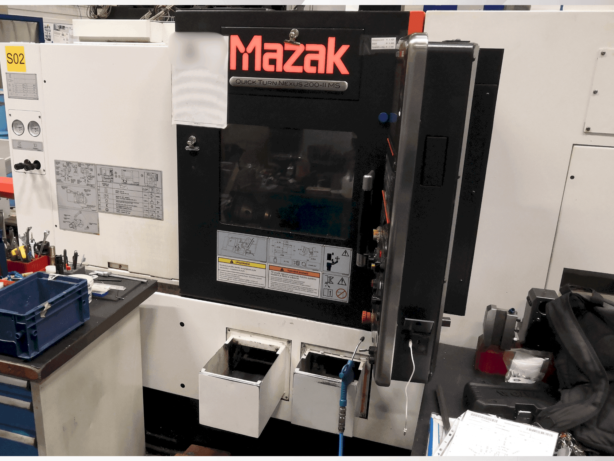 Mašīnas Mazak Quickturn Nexus 200-II MS pretskats