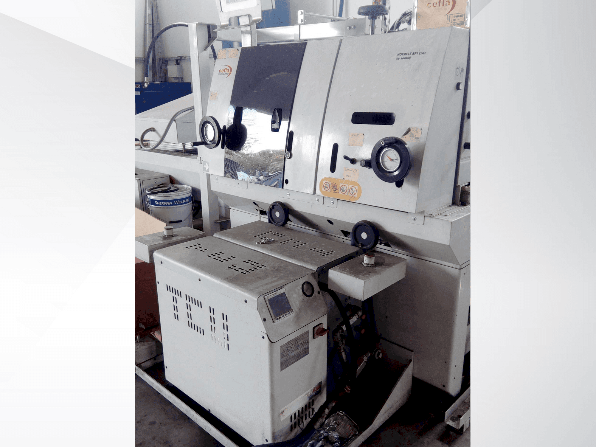 Mašīnas CEFLA Hotmelt SP1-EVO pretskats