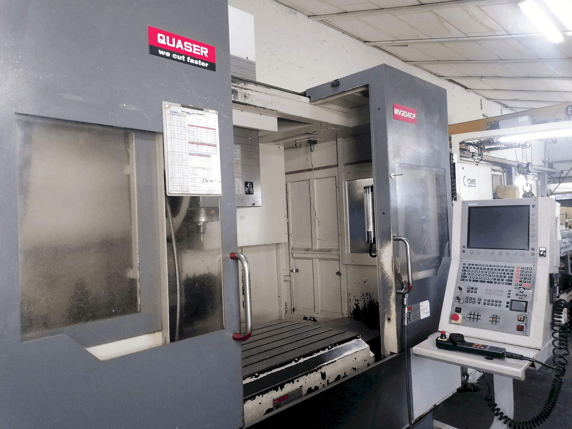 Mašīnas Quaser MV 204 CP pretskats