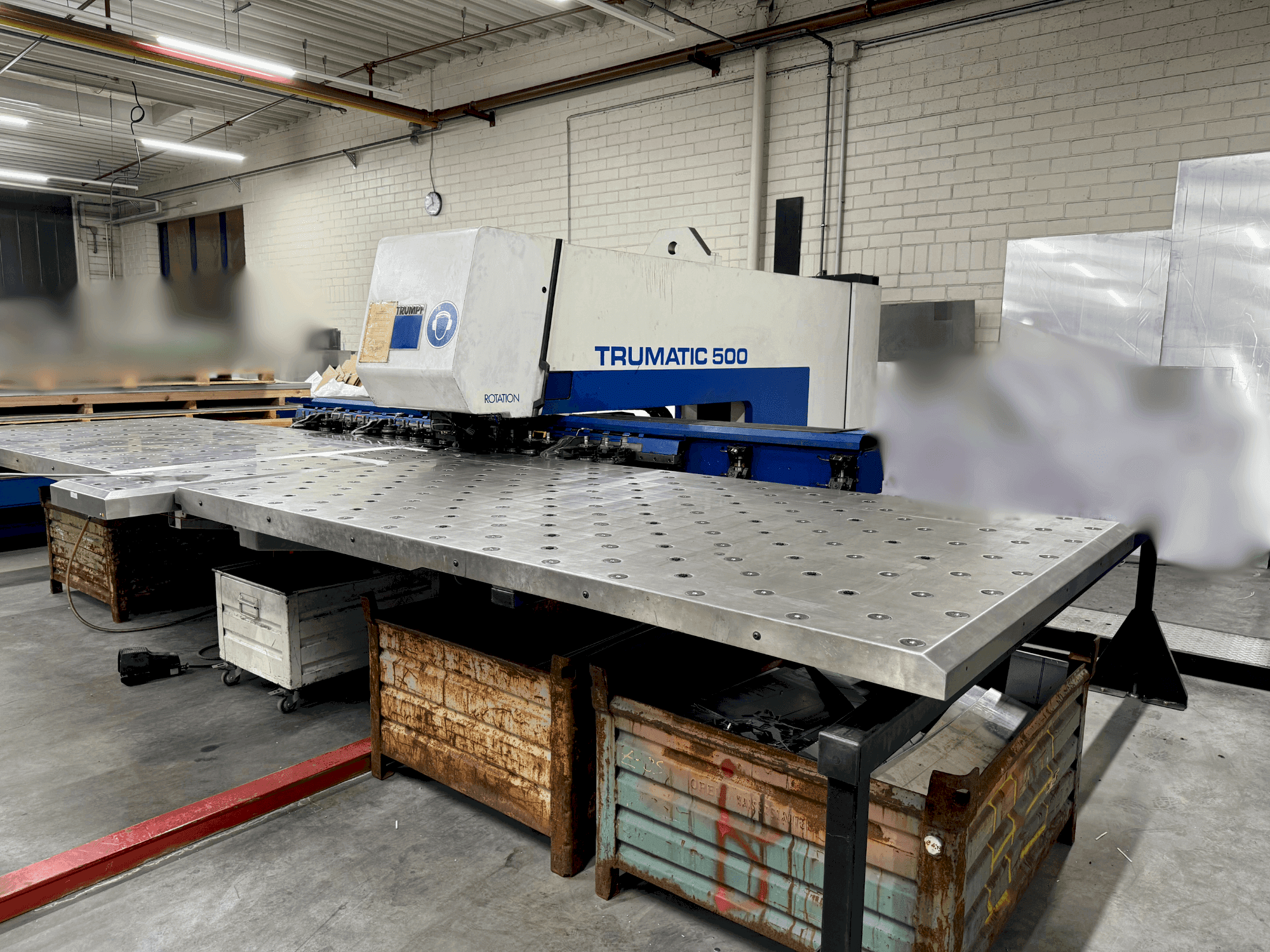 Mašīnas TRUMPF TRUMATIC 500 pretskats