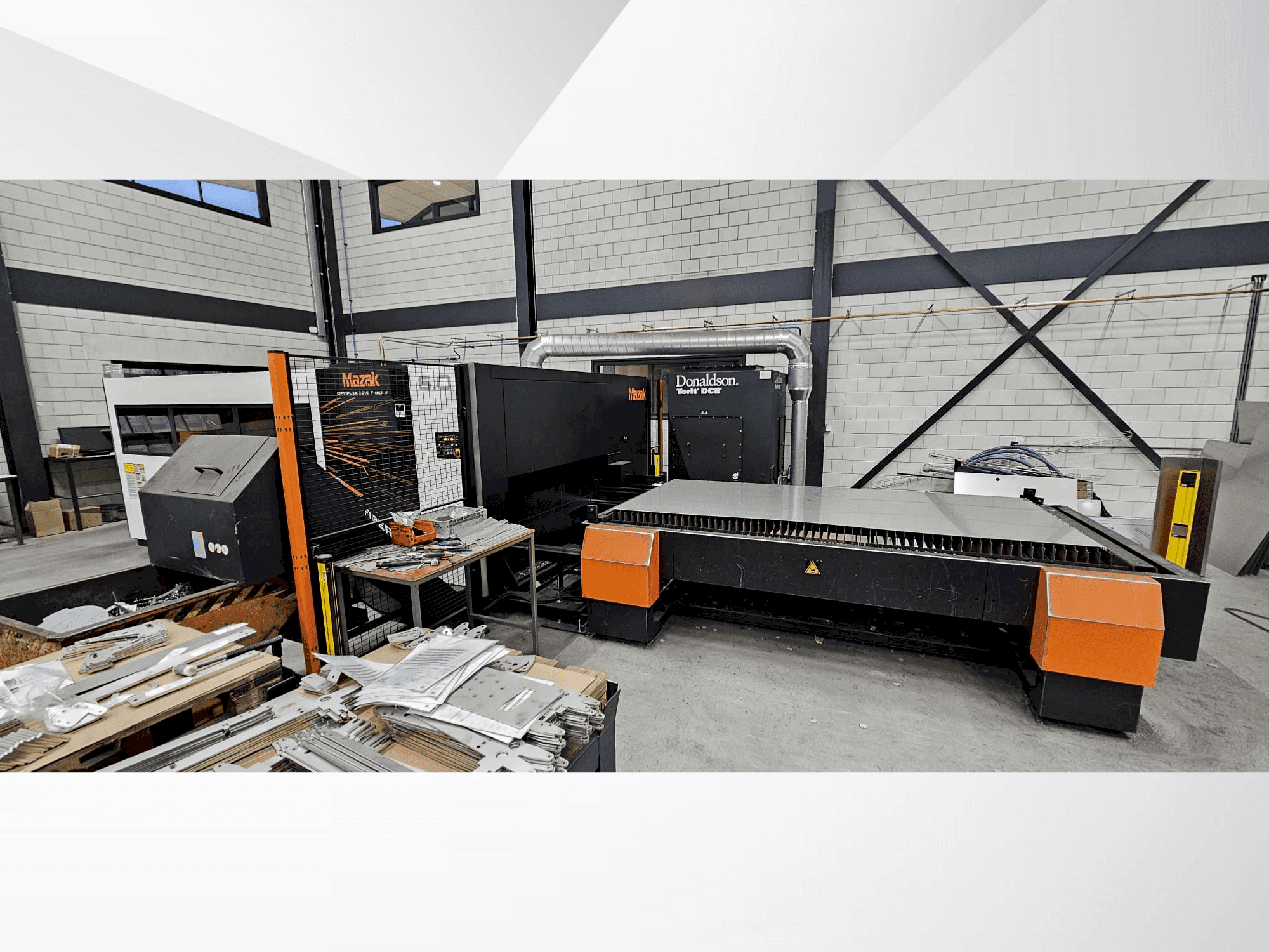 Mašīnas Mazak Optiplex 3015 Fiber III 6,0kW pretskats