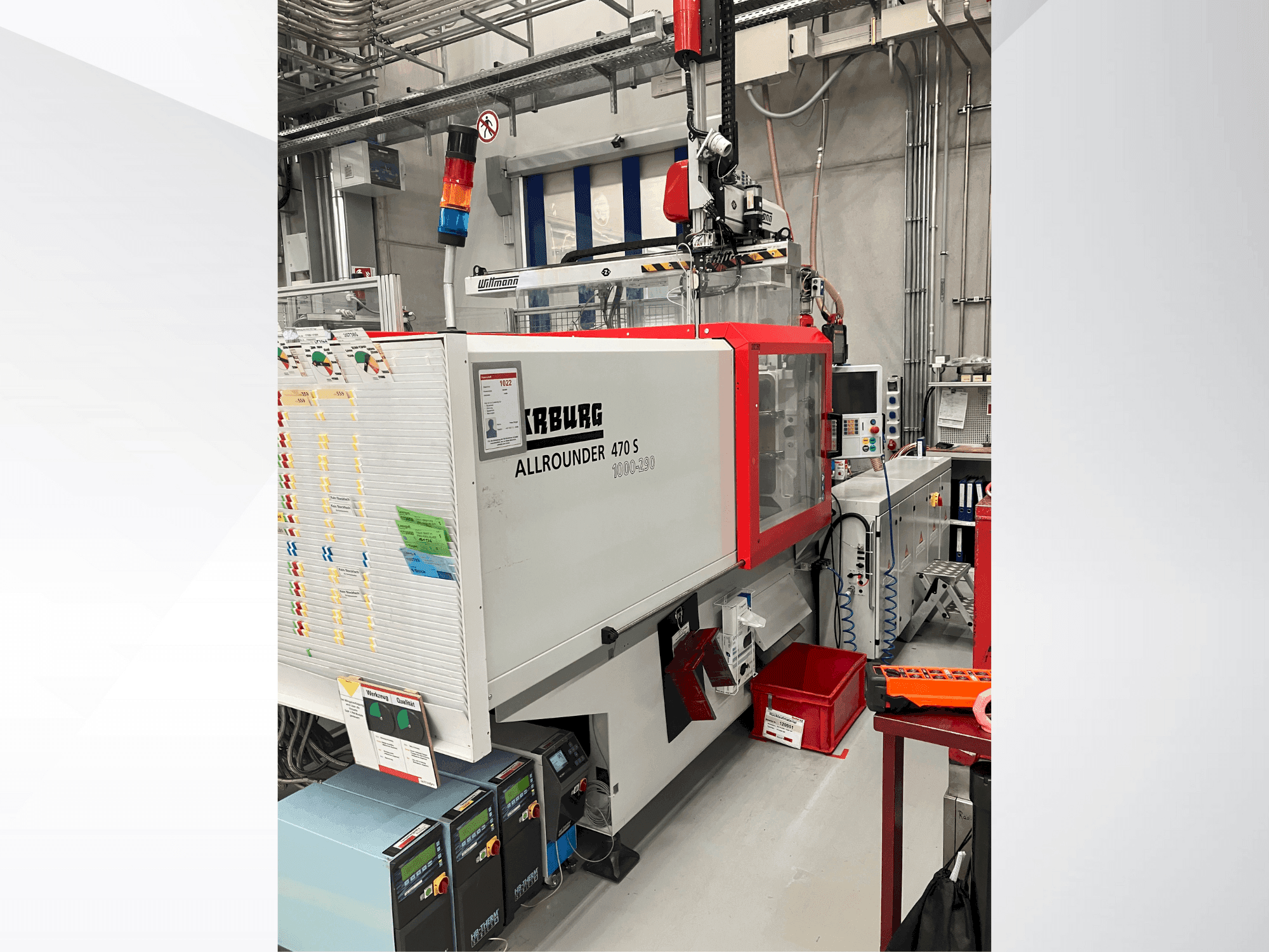 Mašīnas Arburg Allrounder 470 S 1000-290 pretskats