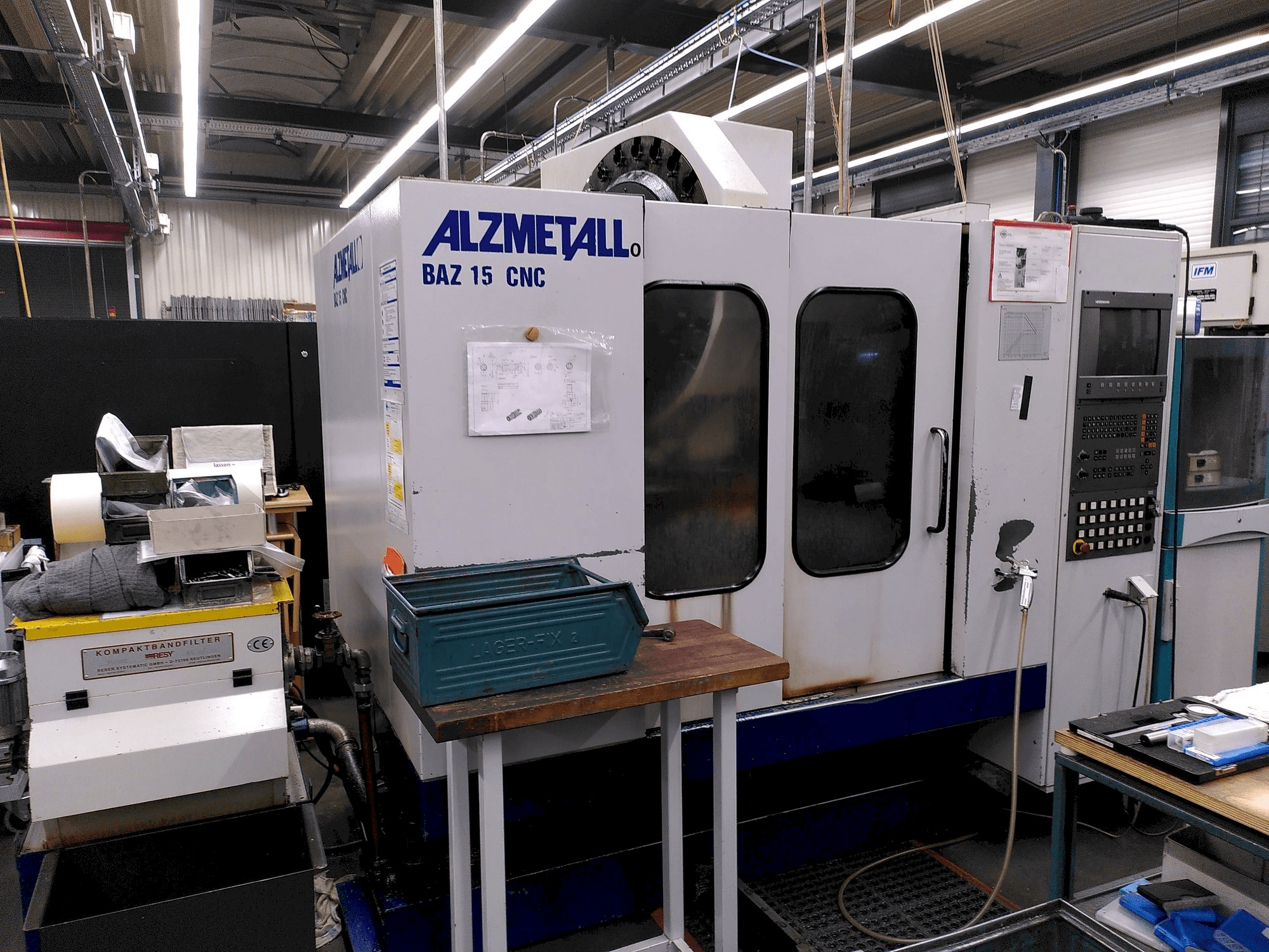 Mašīnas Alzmetall BAZ 15 CNC pretskats