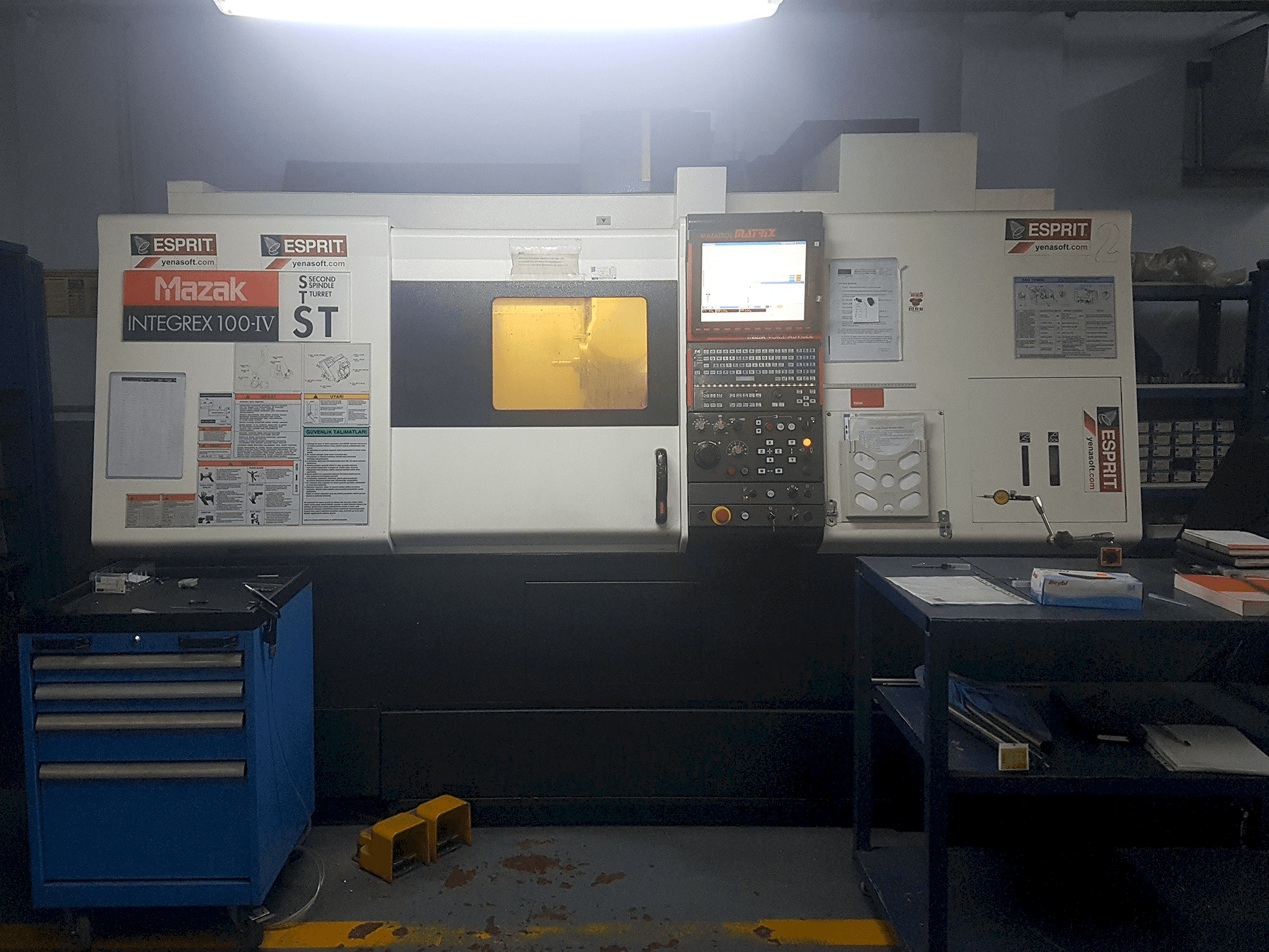Mašīnas Mazak Integrex 100-IV pretskats