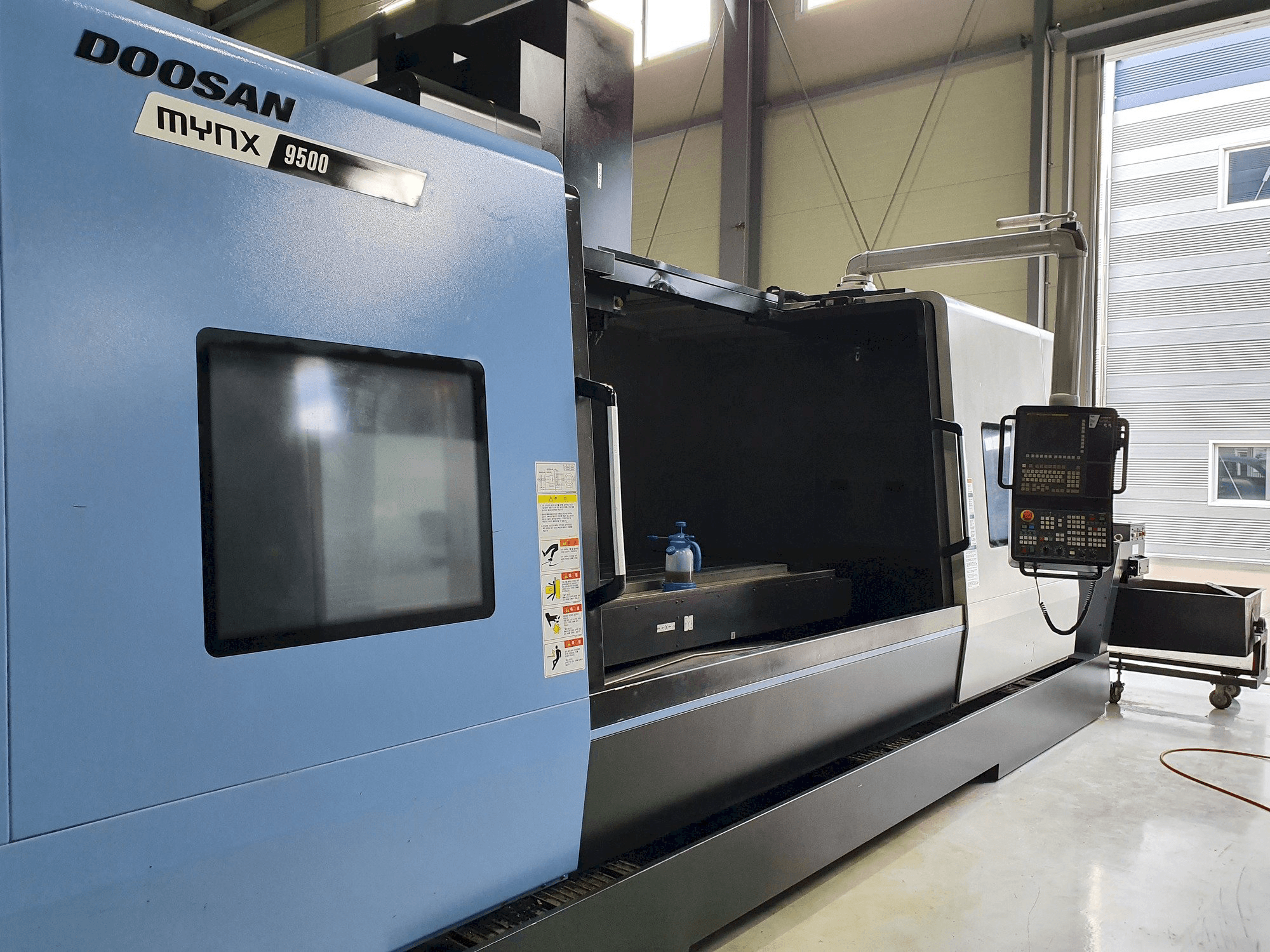 Mašīnas Doosan MYNX 9500 pretskats