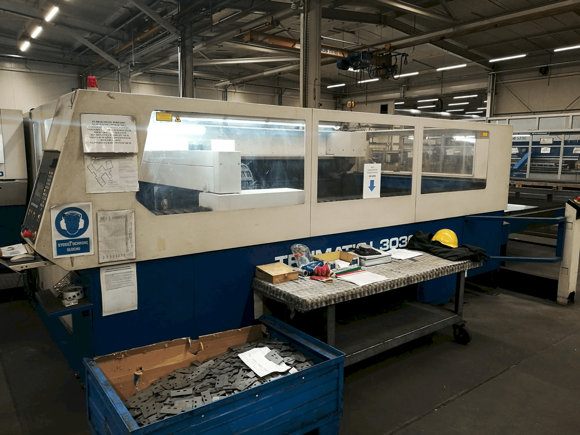 Mašīnas Trumpf Trumatic L3030 pretskats