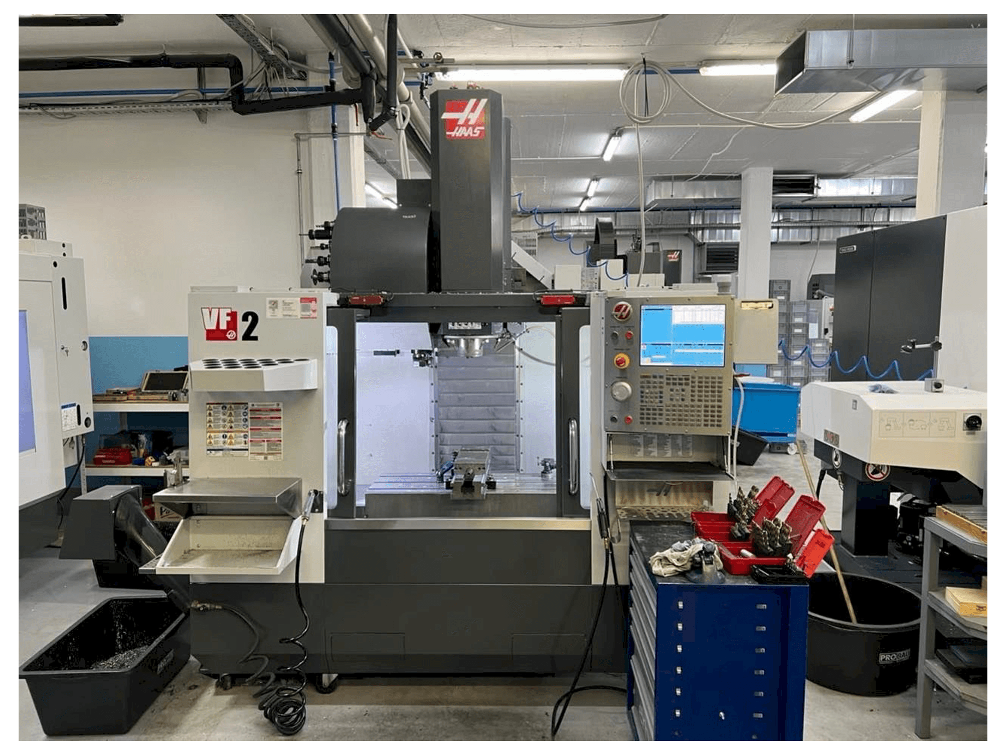 Mašīnas HAAS VF-2 pretskats