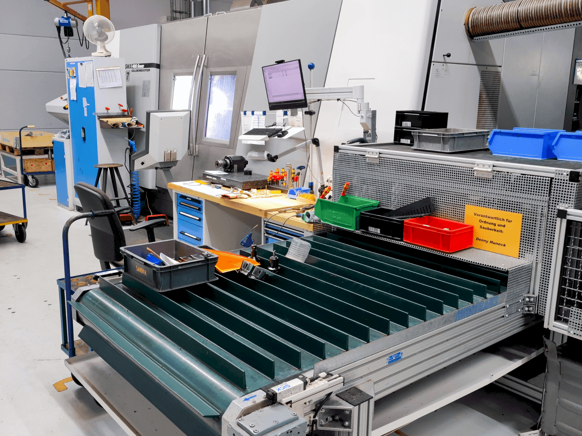 Mašīnas DMG GMX 400l Stange pretskats