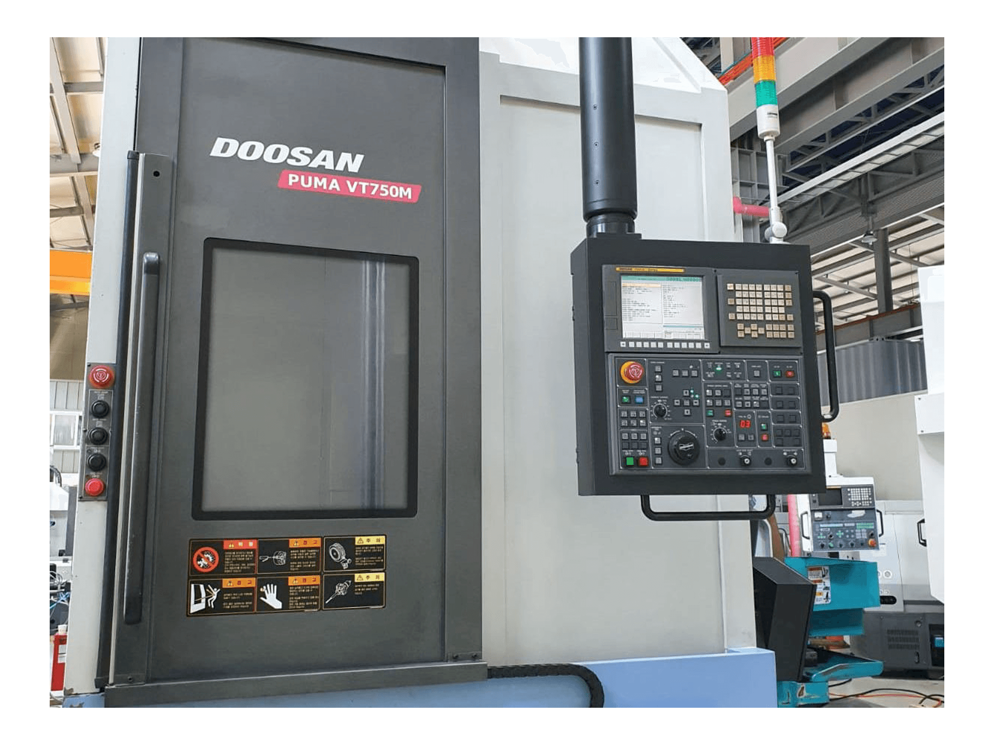 Mašīnas Doosan Puma VT750M pretskats