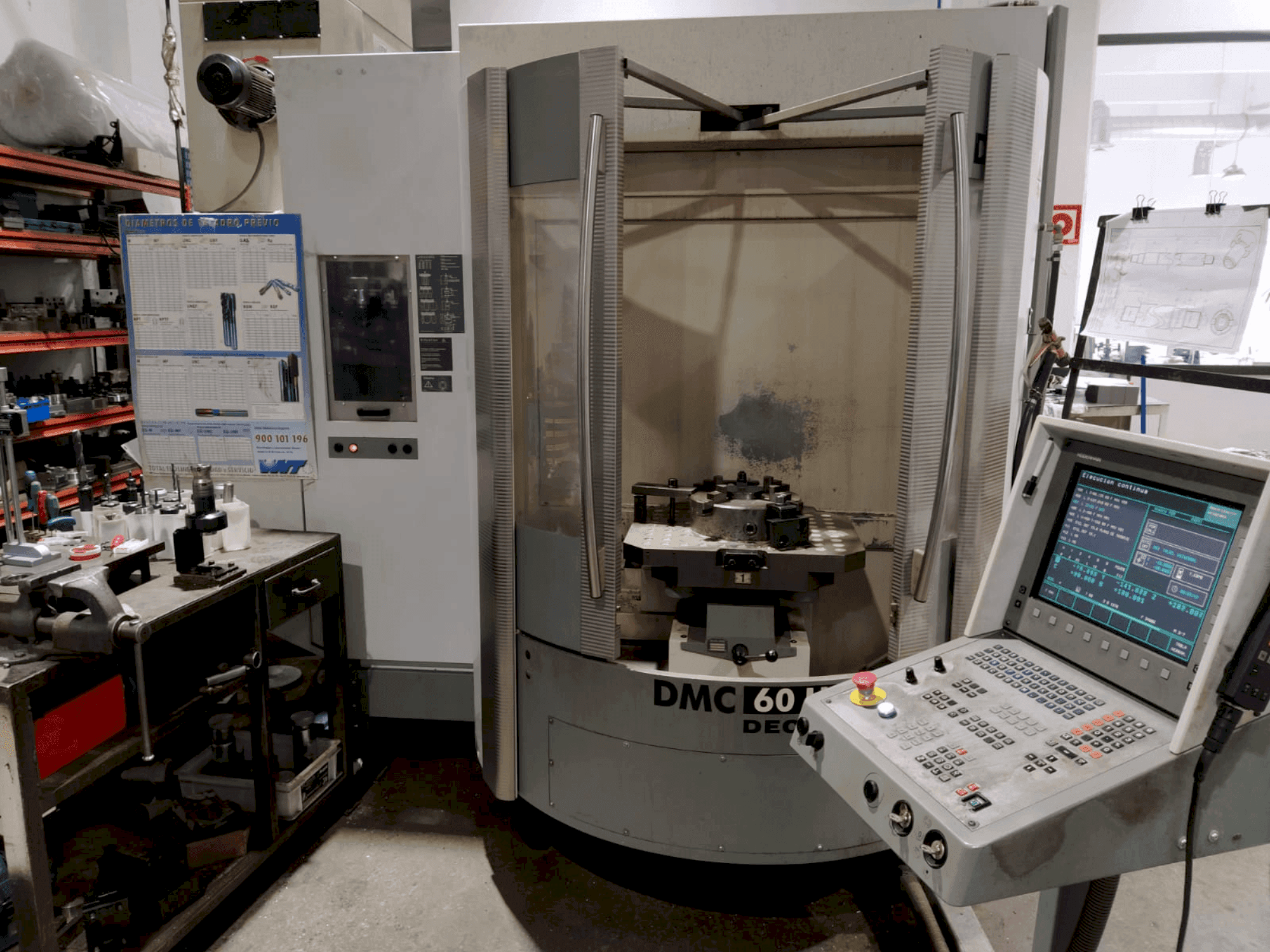 Mašīnas DECKEL DMC 60 U hi-dyn pretskats