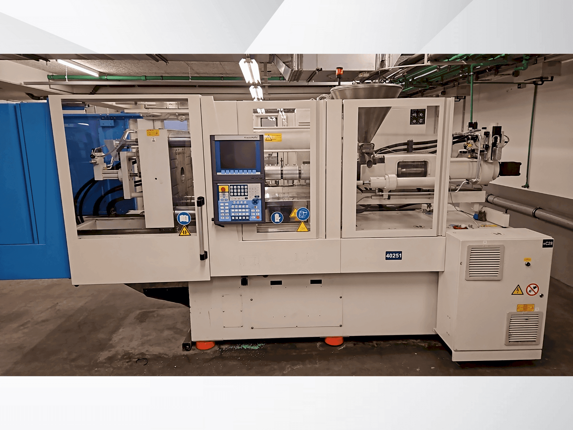 Mašīnas Krauss Maffei 110-750 CX pretskats