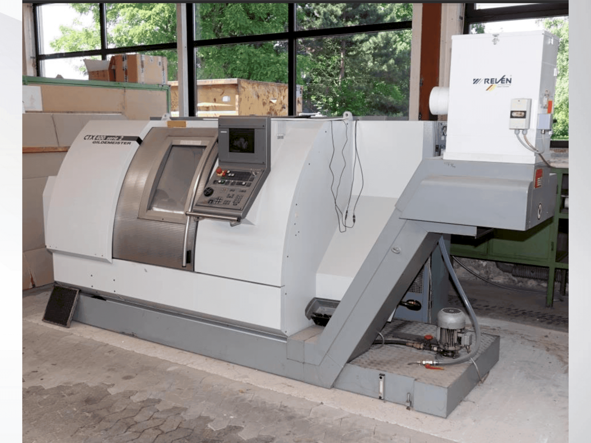 Mašīnas Gildemeister CTX-400 S2 pretskats
