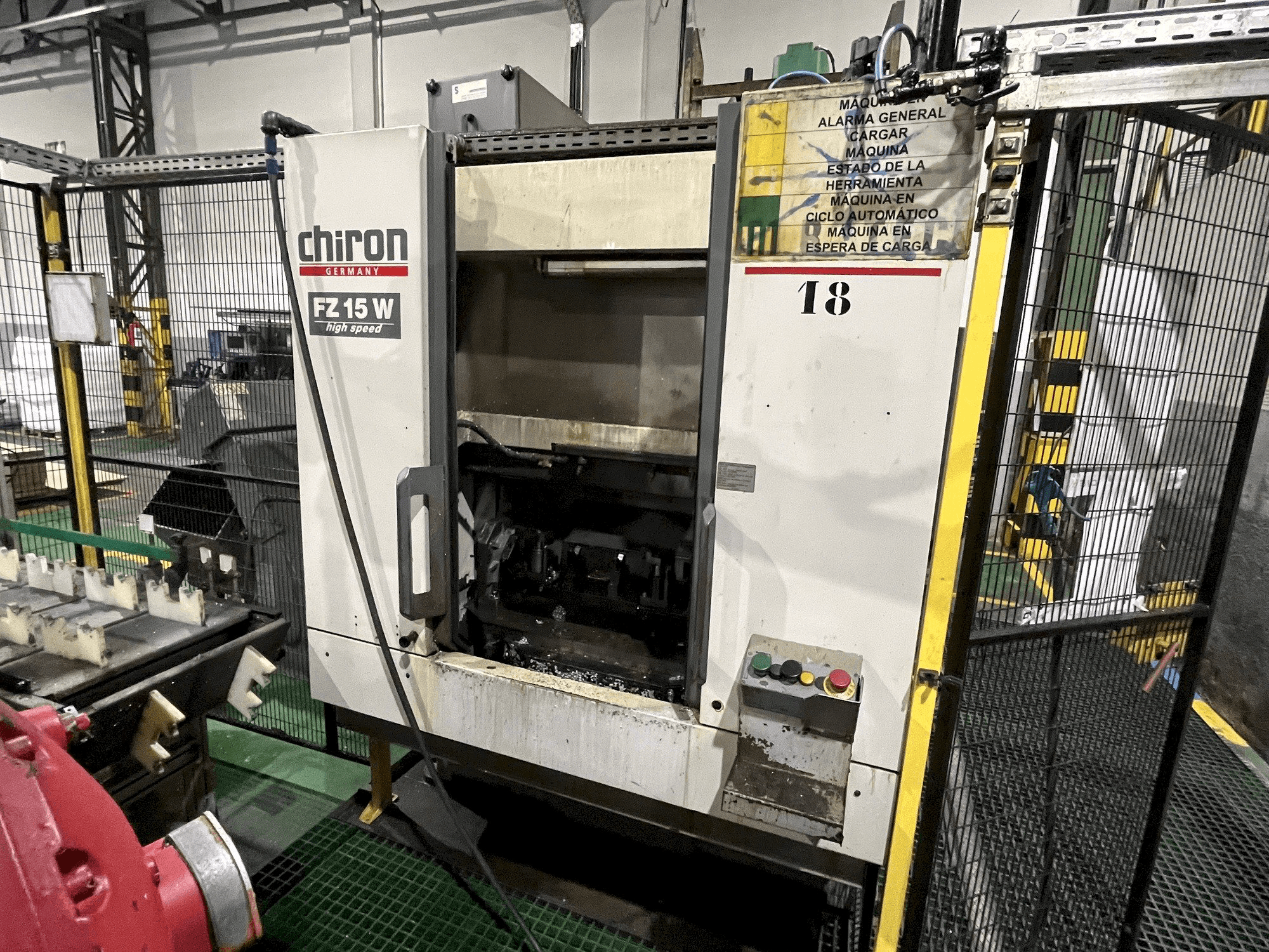 Mašīnas CHIRON FZ15W pretskats