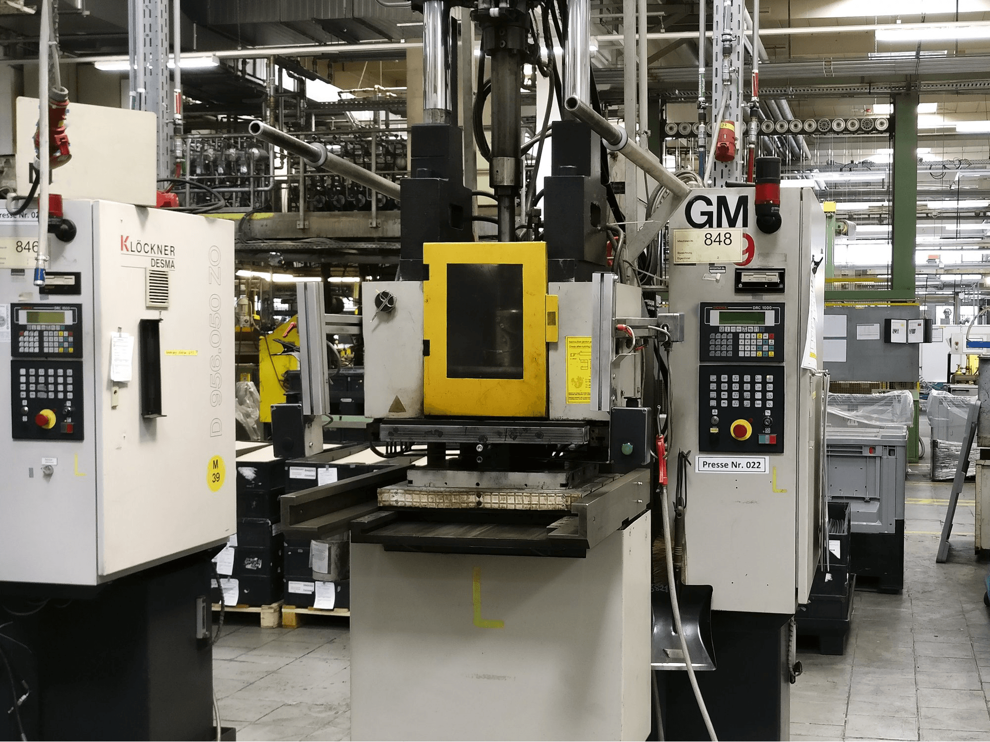 Mašīnas Kloeckner Desma 956.050 pretskats