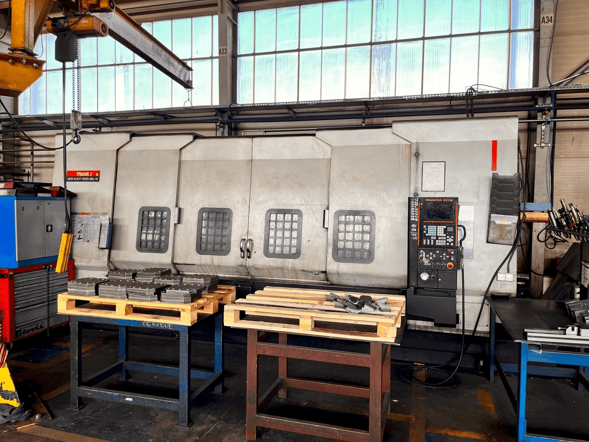 Mašīnas Mazak SVC 2000L/120 pretskats