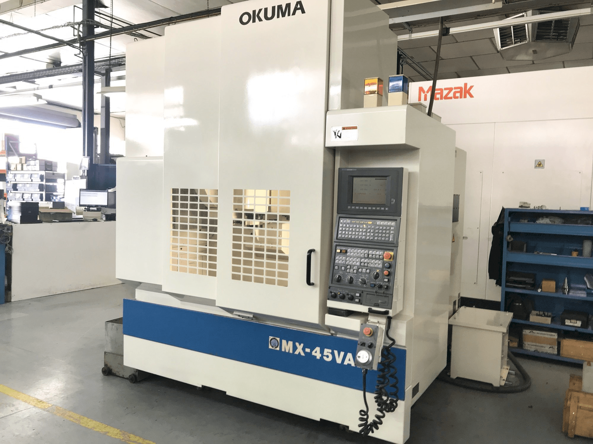 Mašīnas Okuma MX-45 VAE pretskats