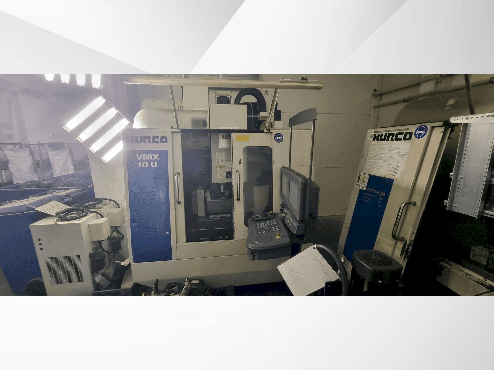 Mašīnas Hurco VMX 10U pretskats