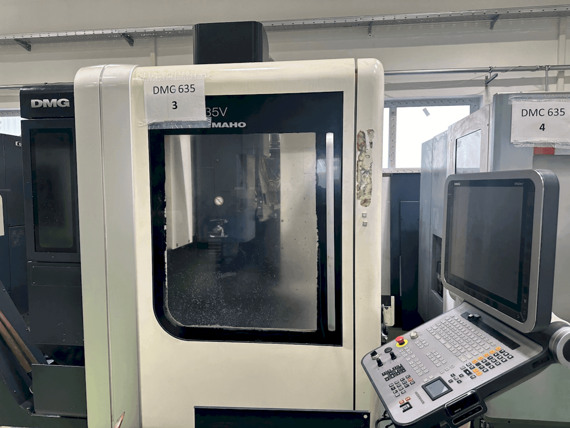 Mašīnas DECKEL MAHO DMC 635 V pretskats
