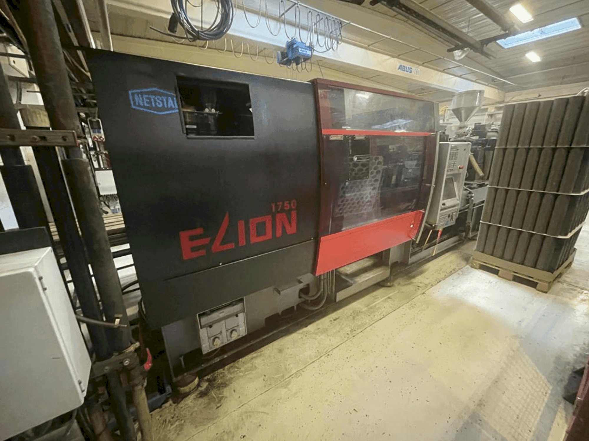 Mašīnas Netstal Elion 1750-840 pretskats