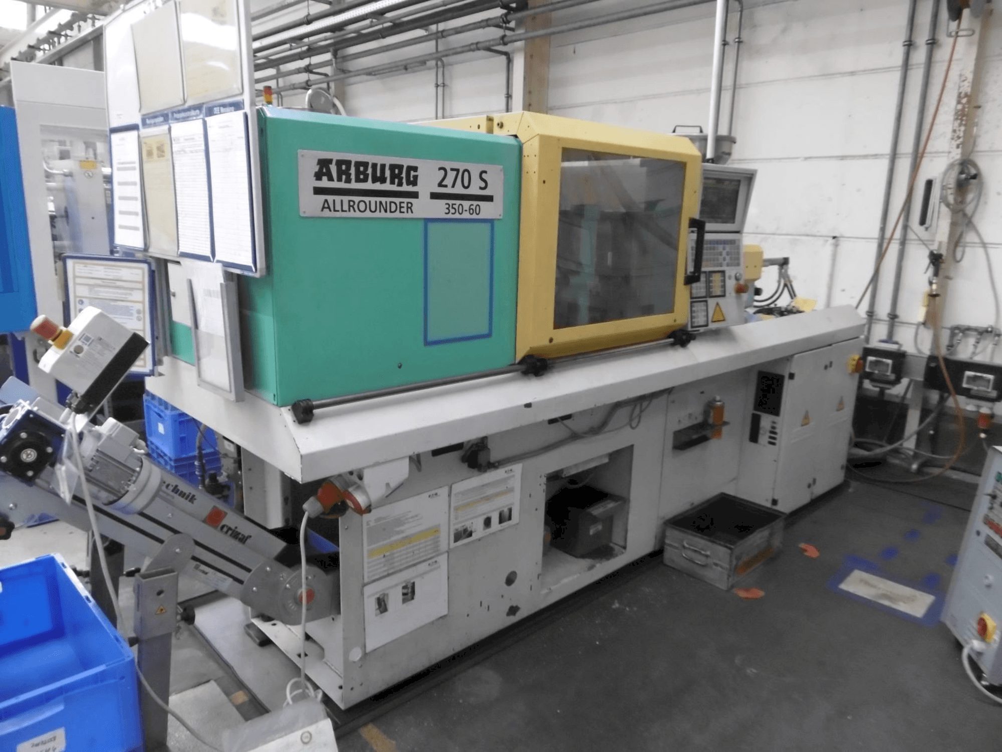 Mašīnas Arburg 270S-350-60 pretskats