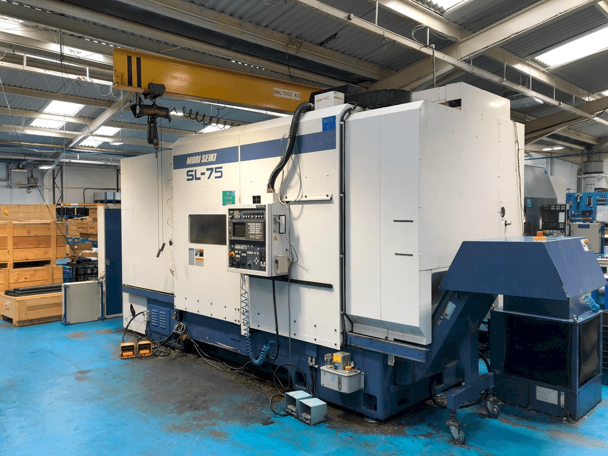 Mašīnas MORI SEIKI SL75 pretskats