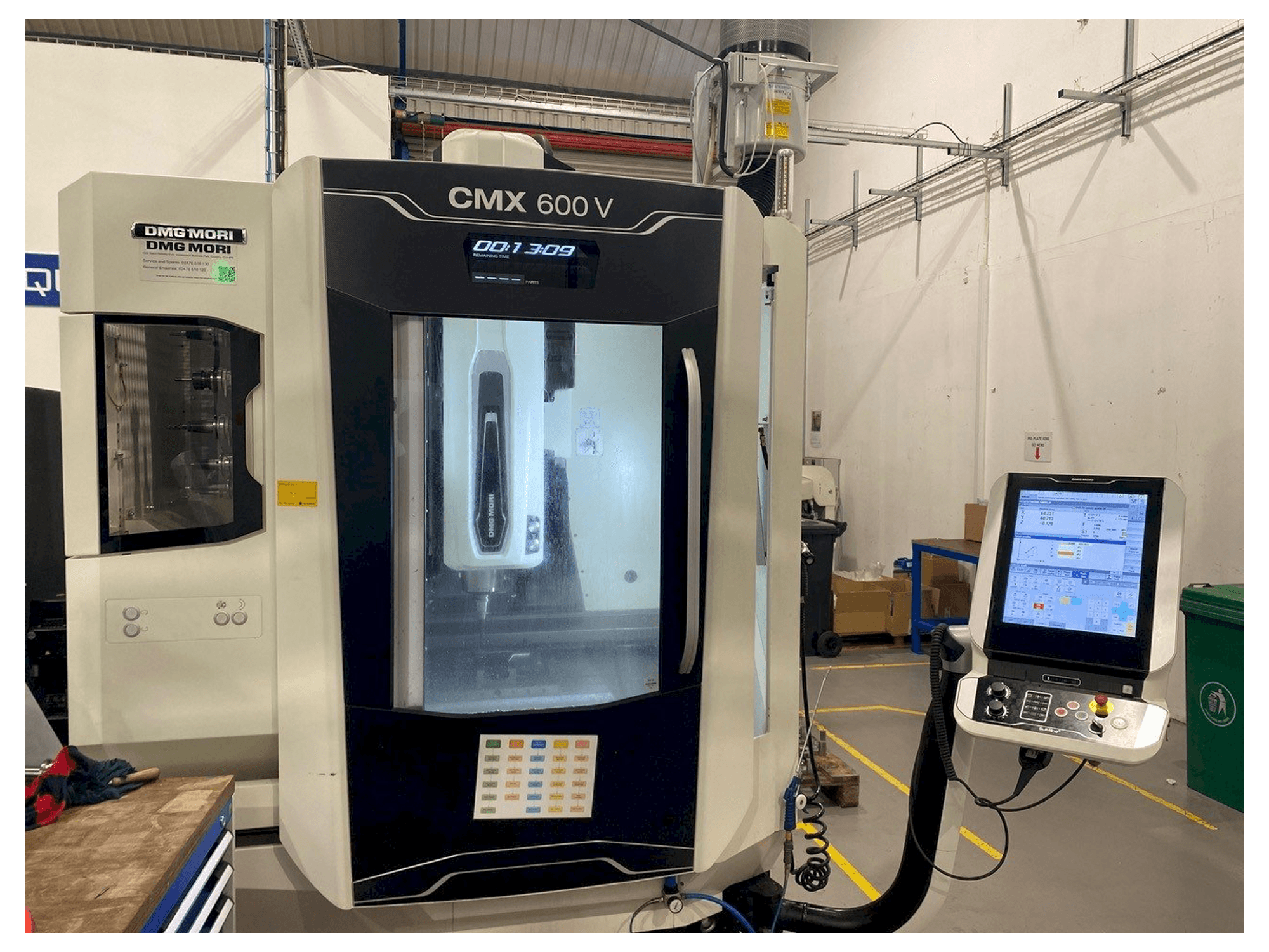 Mašīnas DMG CMX 600 V pretskats