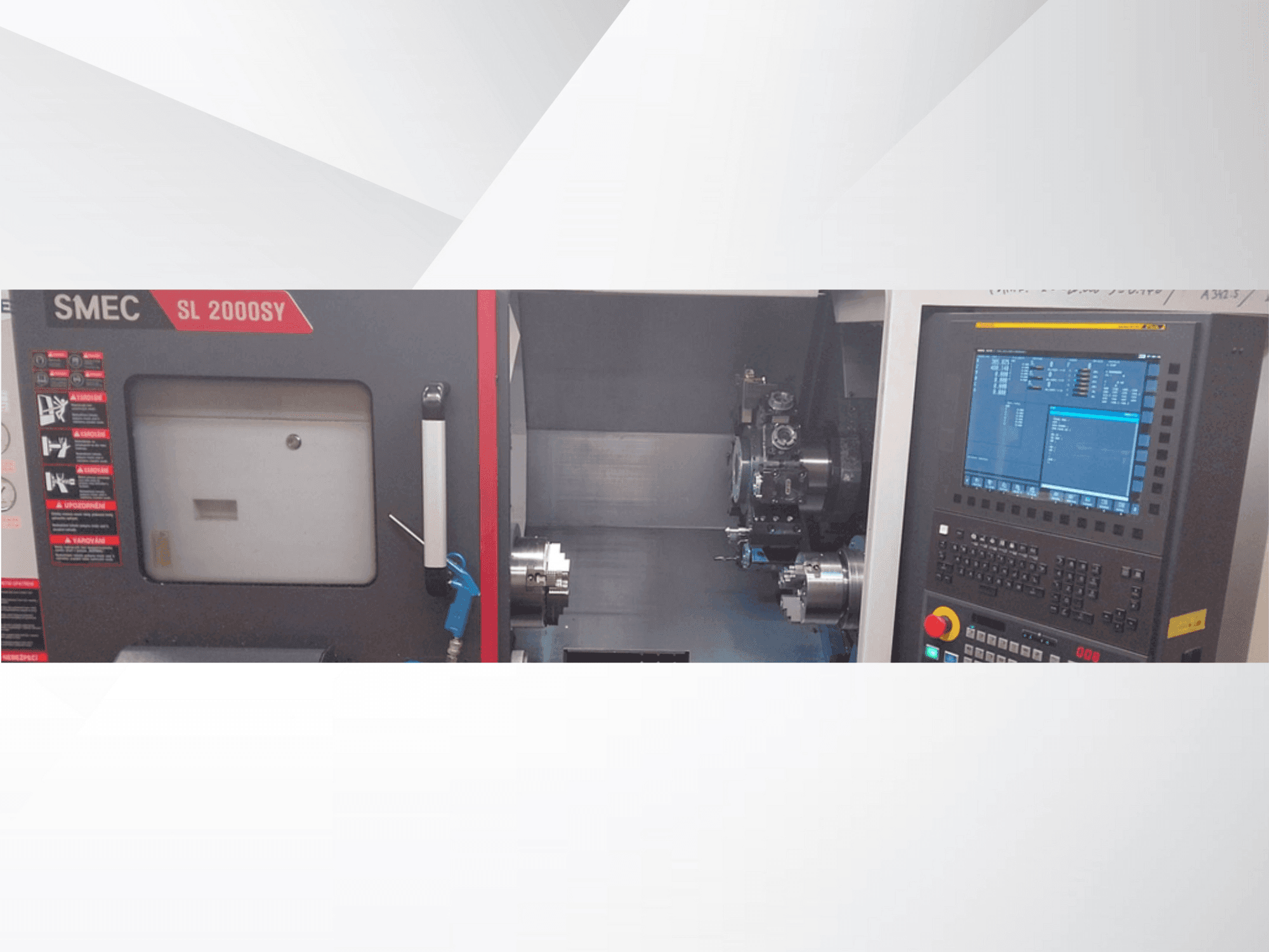 Mašīnas SMEC SL 2000SY pretskats