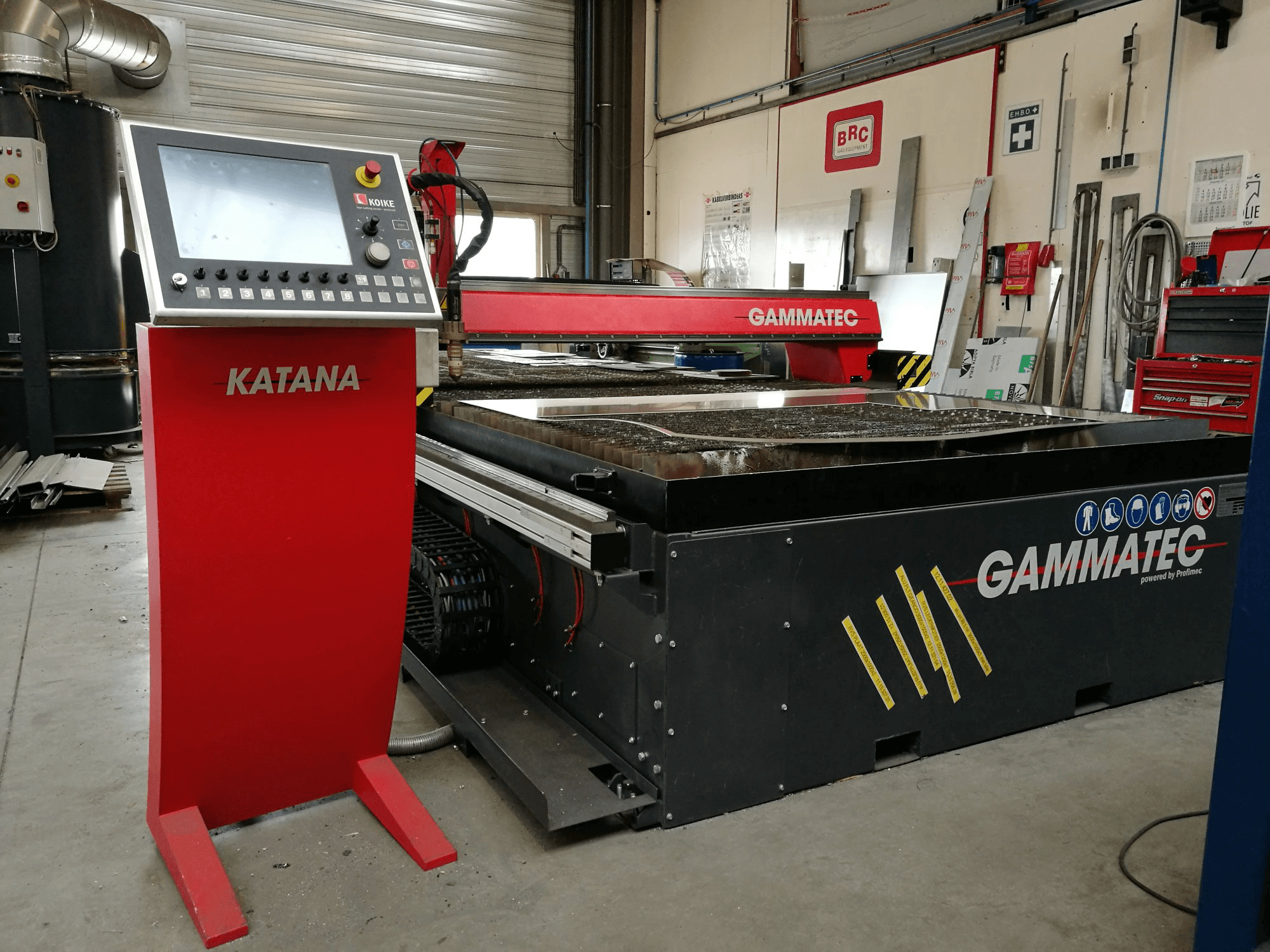 Mašīnas KOIKE GAMMATEC vadības bloks