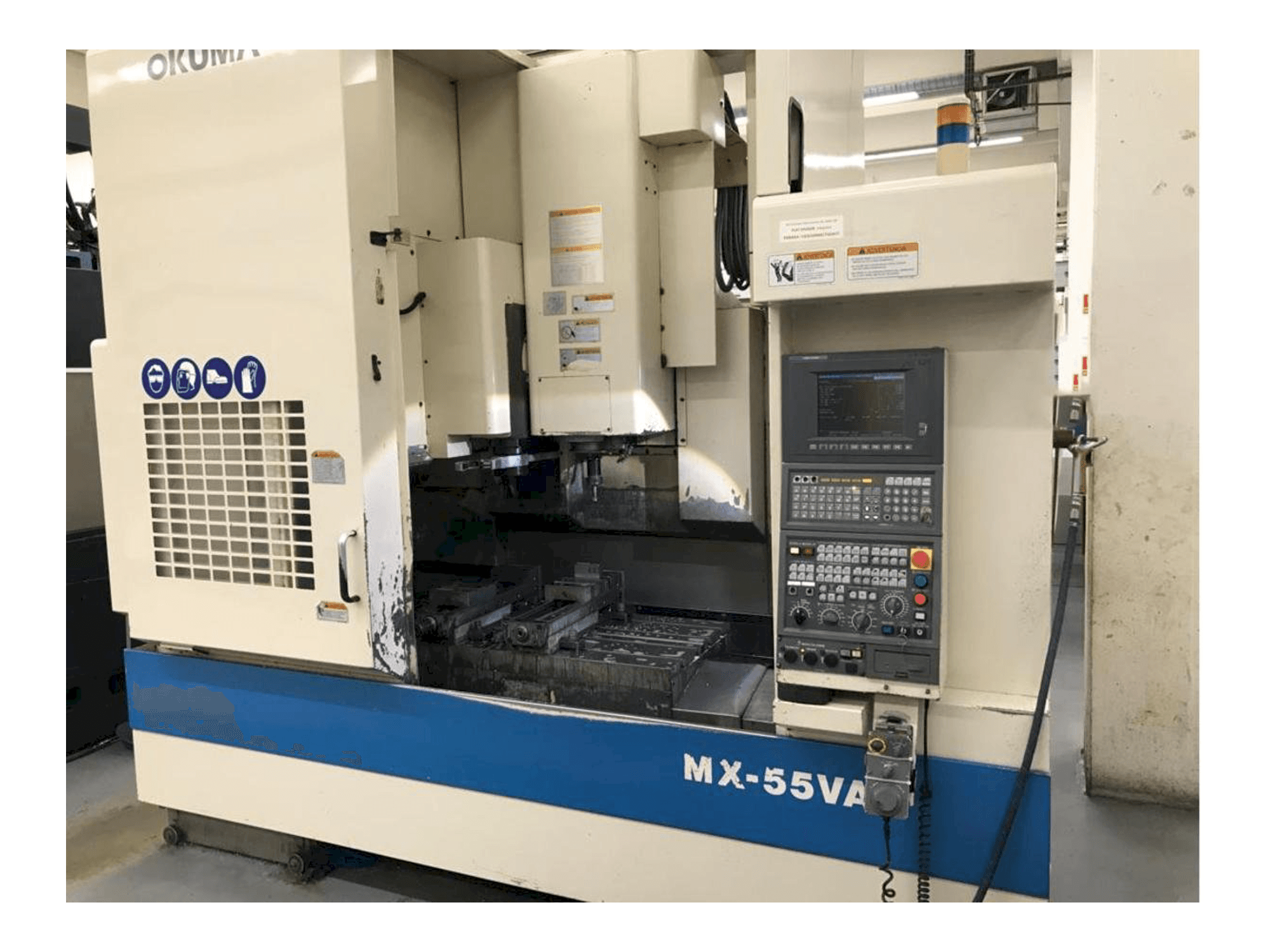 Mašīnas Okuma MX55 pretskats