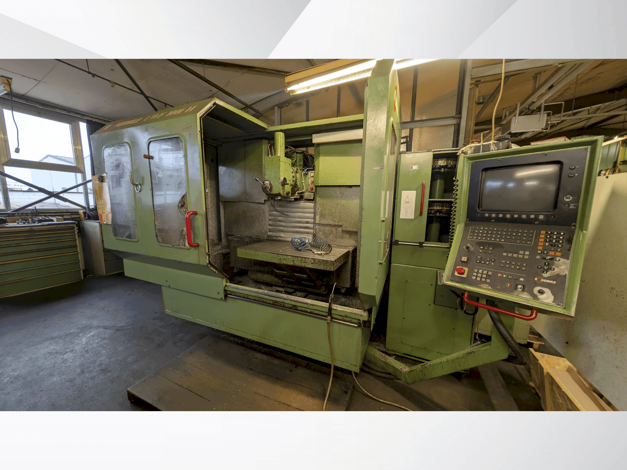 Mašīnas HERMLE 1001 pretskats