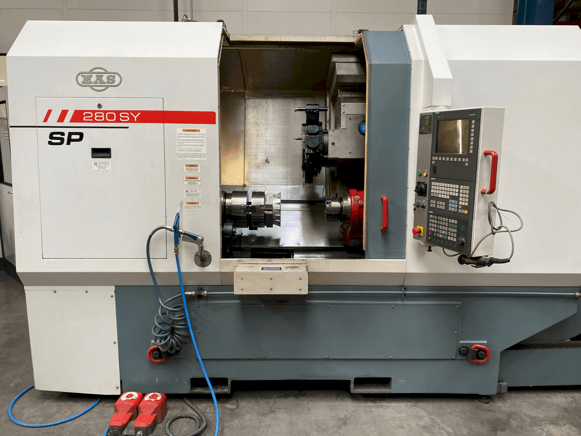 Mašīnas MAS SP280 SY pretskats