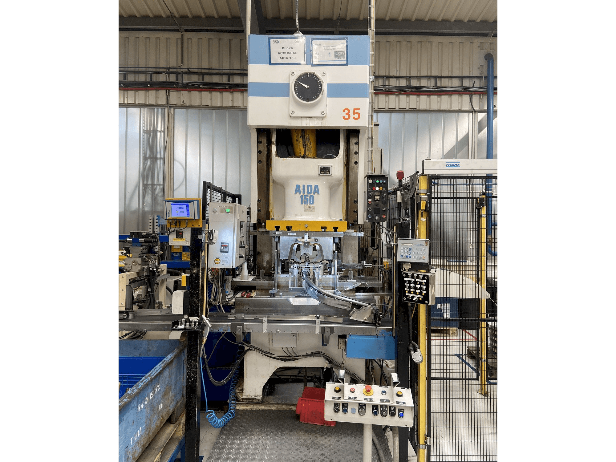 Mašīnas AIDA NC1-150(2) (1996) pretskats