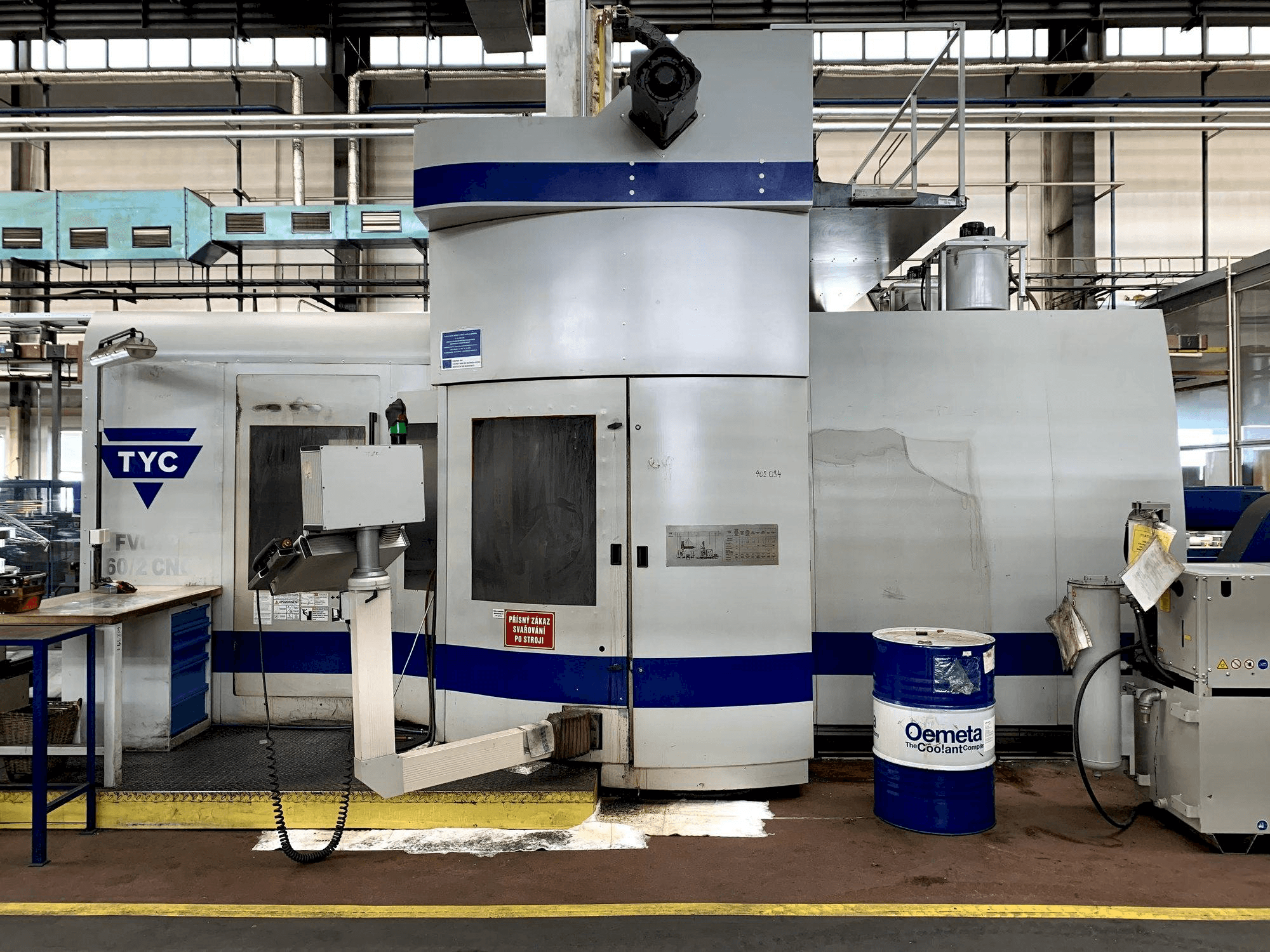 Mašīnas TYC FVCTP 160/2 pretskats