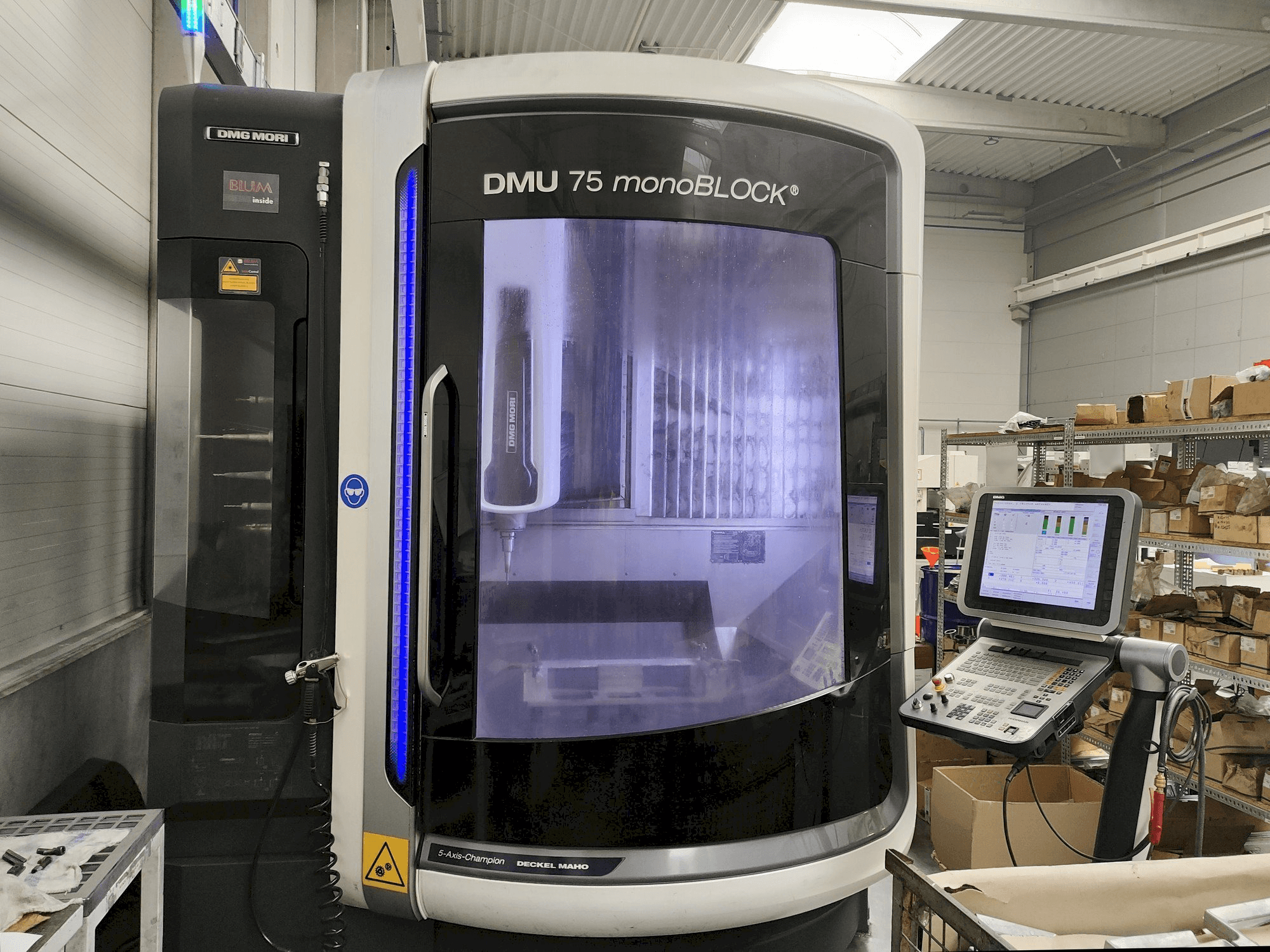Mašīnas DMG MORI DMU 75 monoBLOCK pretskats