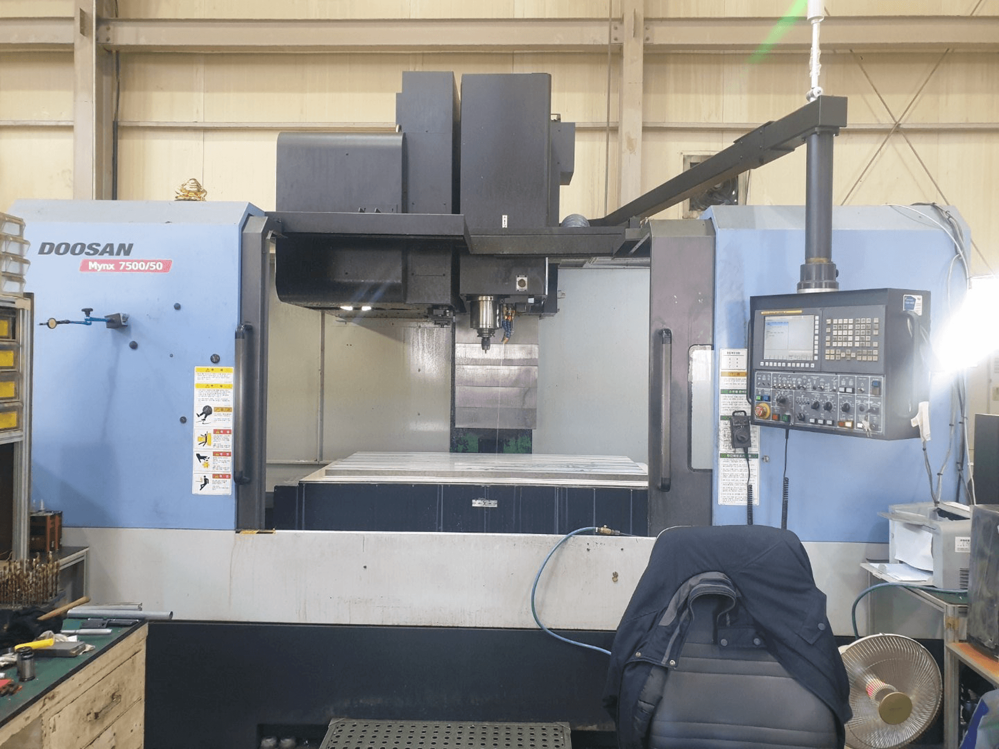 Mašīnas Doosan MYNX 7500/50 pretskats