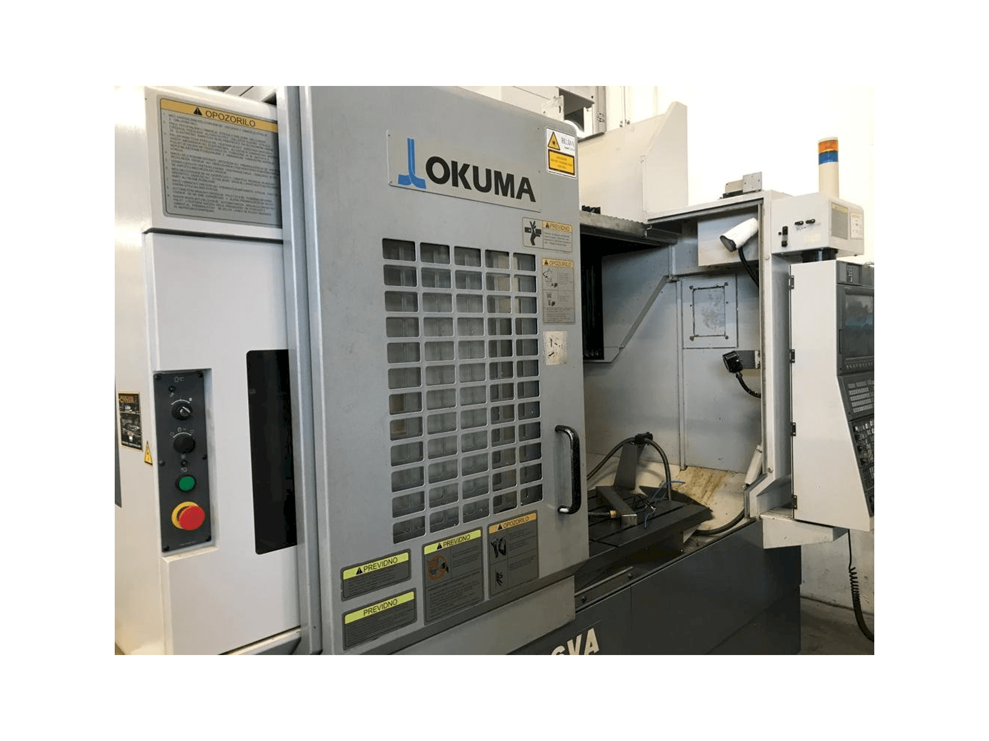 Mašīnas Okuma MB 56 VA pretskats