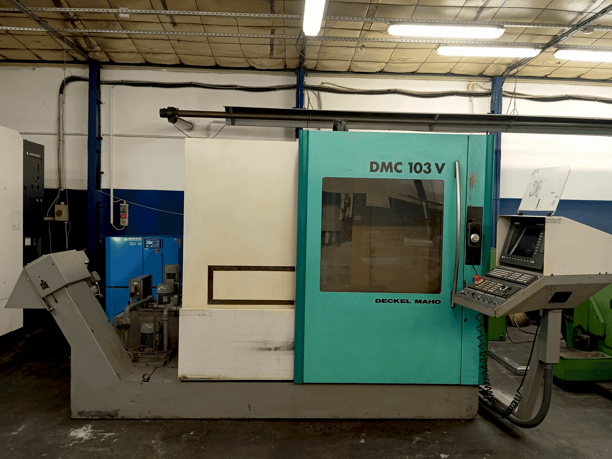 Mašīnas DECKEL MAHO DMC 103 V pretskats