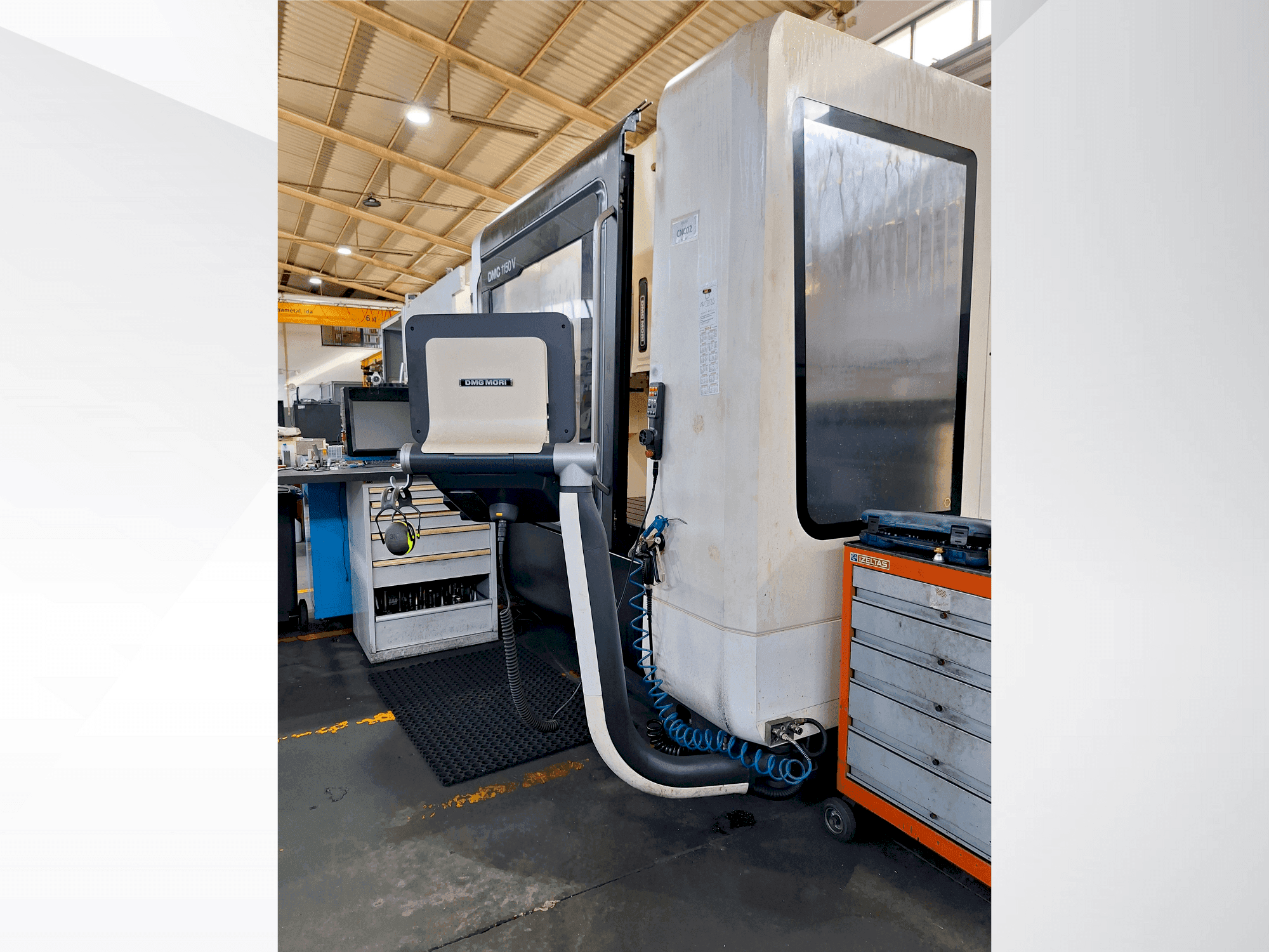 Mašīnas DMG MORI DMC 1150 V pretskats