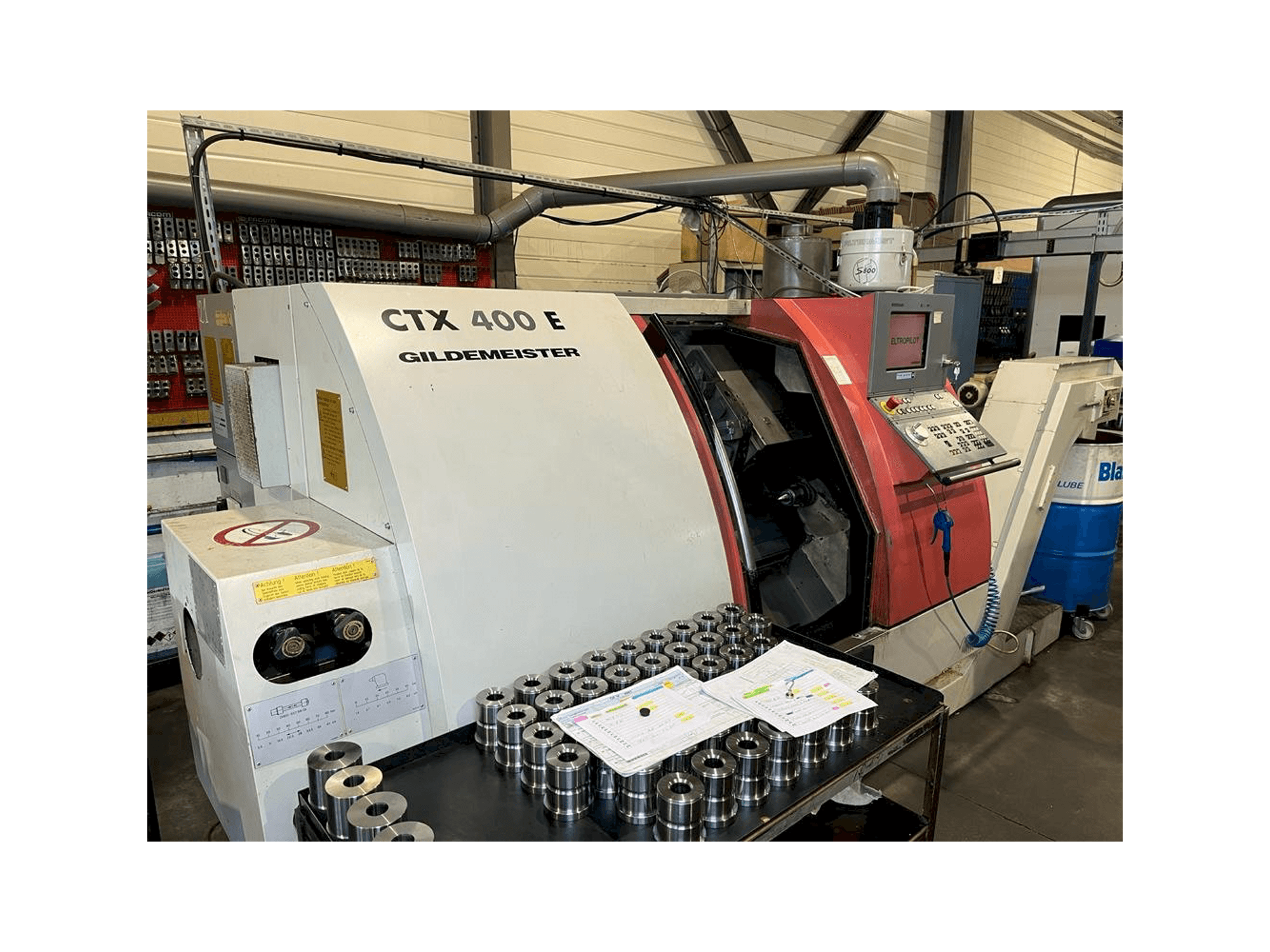 Mašīnas Gildemeister CTX 400 E pretskats