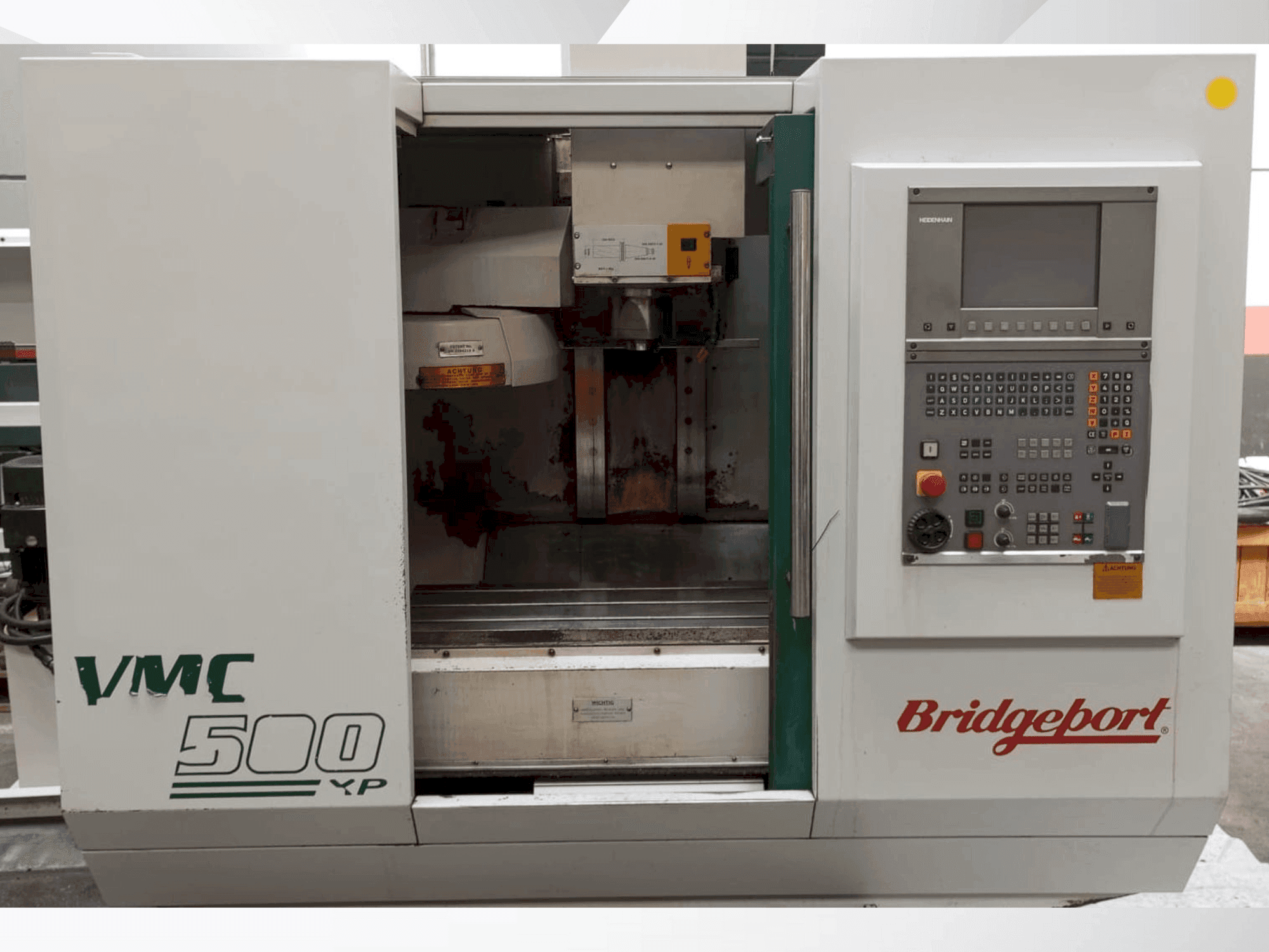 Mašīnas Bridgeport VMC 500 XP pretskats