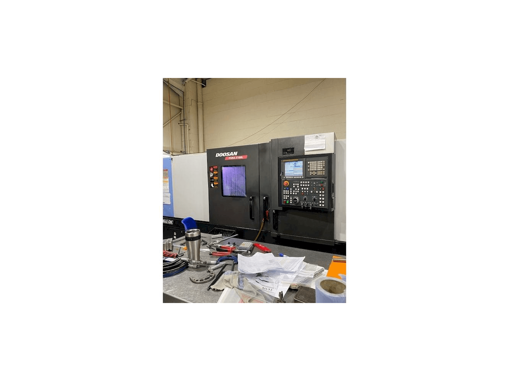 Mašīnas Doosan Puma 3100L pretskats