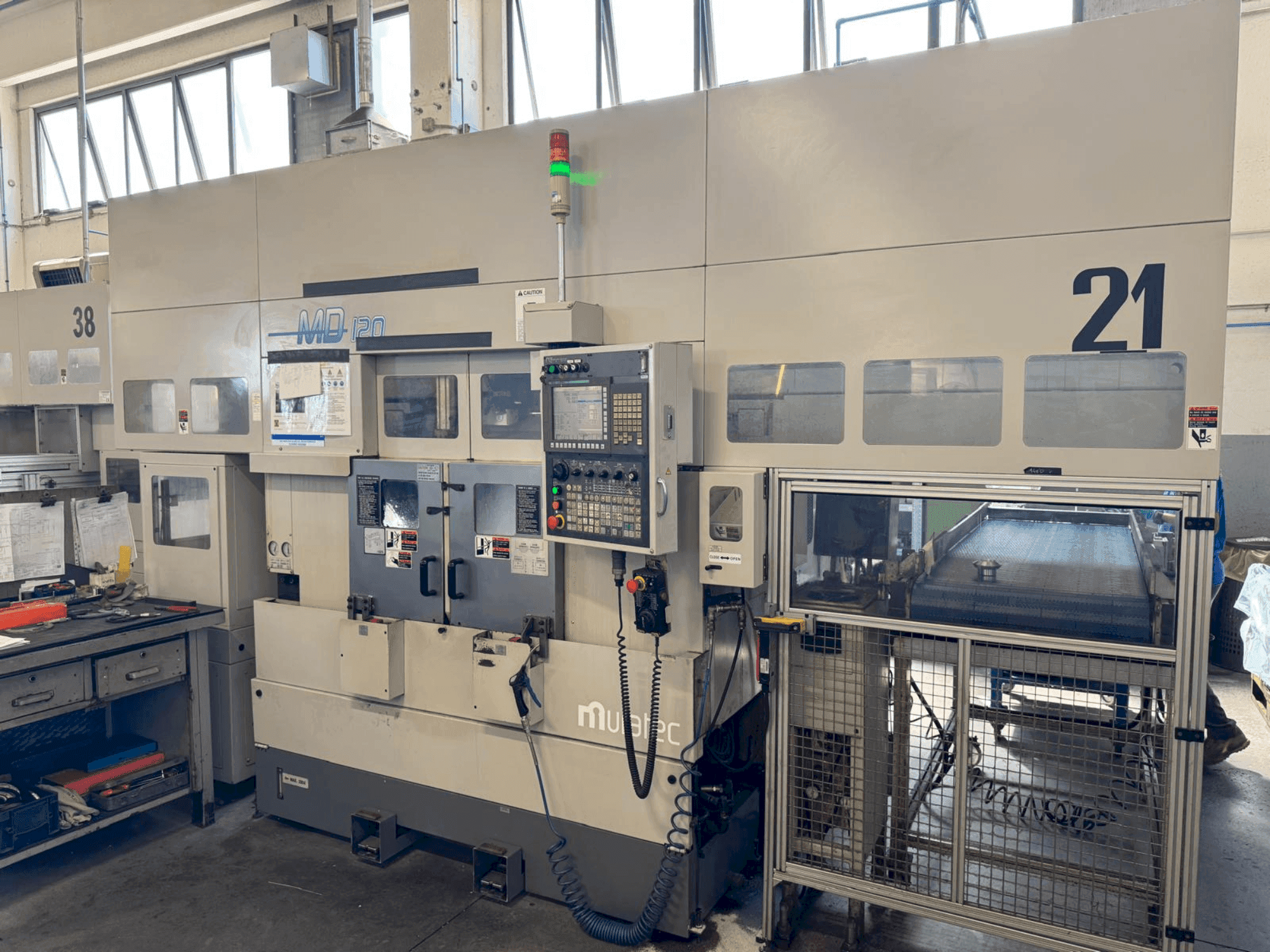 Mašīnas MURATA Model MURATEC MD 120 pretskats