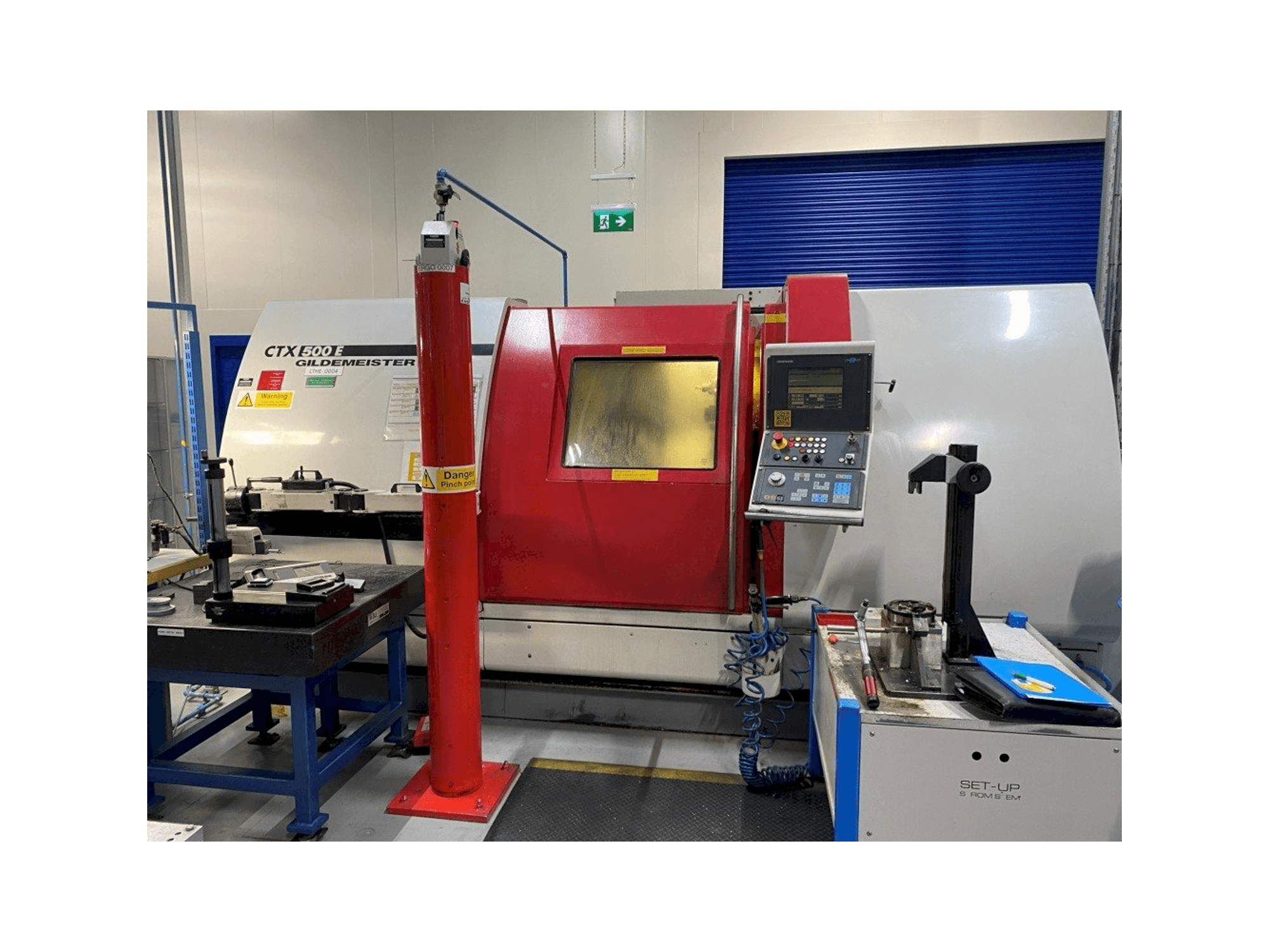 Mašīnas Gildemeister CTX-500 E pretskats