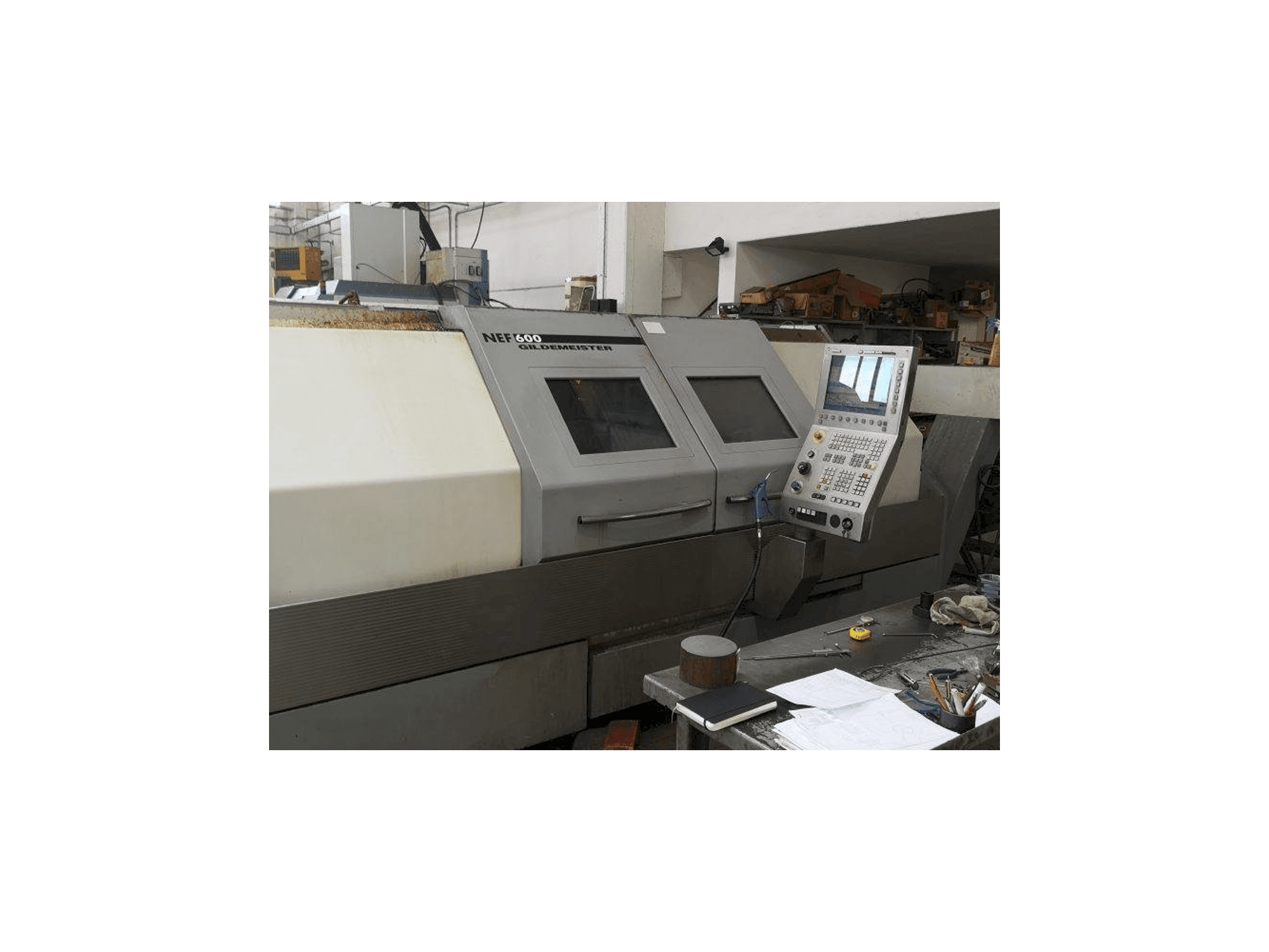 Mašīnas Gildemeister NEF 600 pretskats