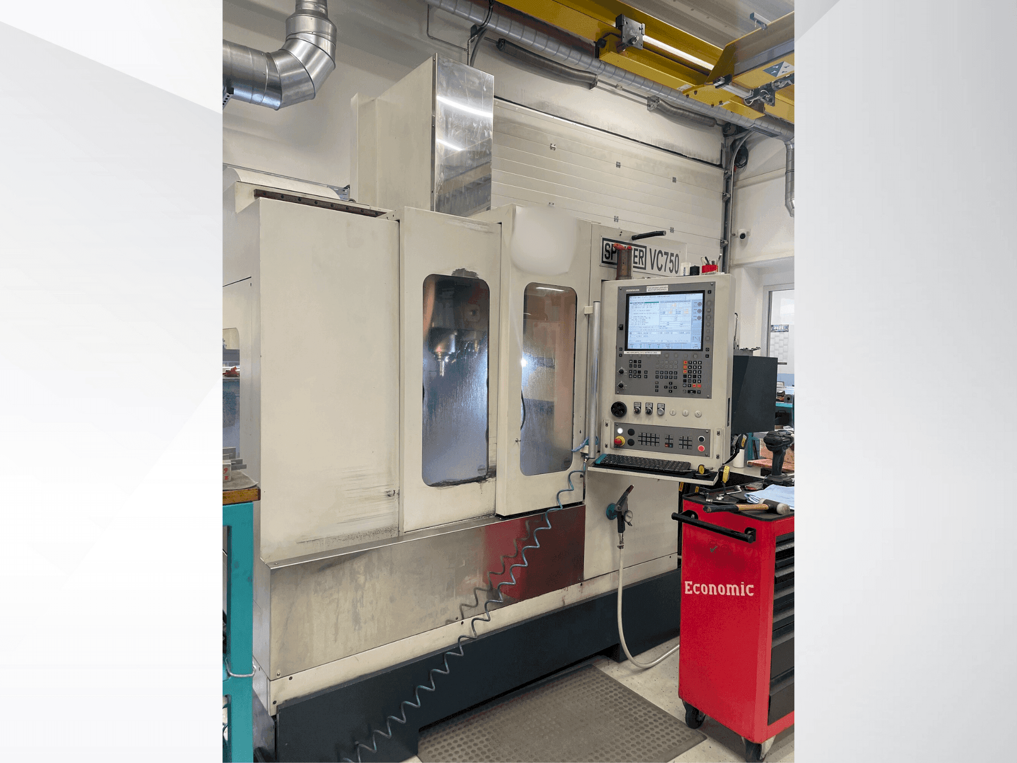 Mašīnas SPINNER VC 750 pretskats