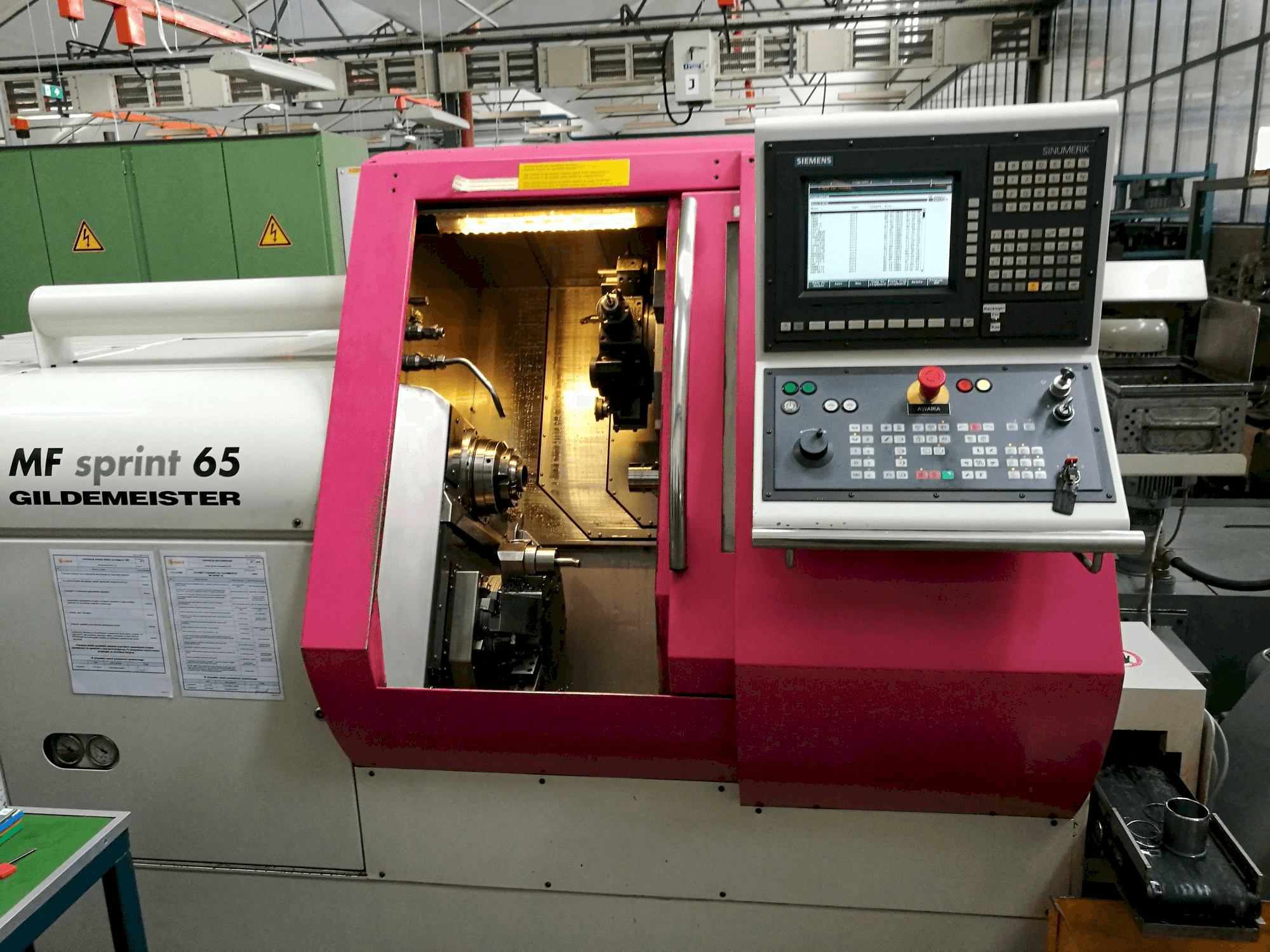 Mašīnas Gildemeister MF Sprint 65 pretskats