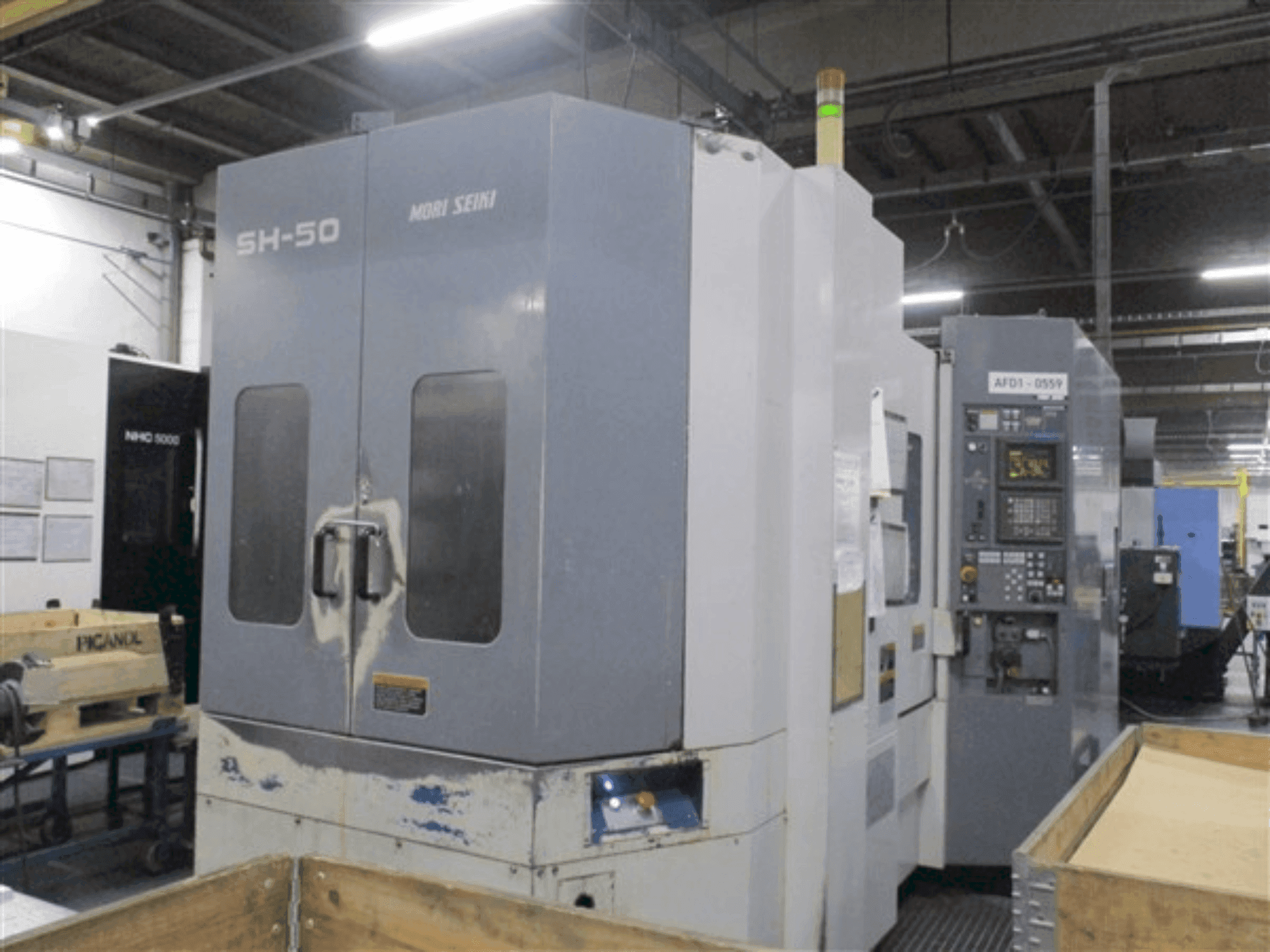 Mašīnas MORI SEIKI SH-50 pretskats