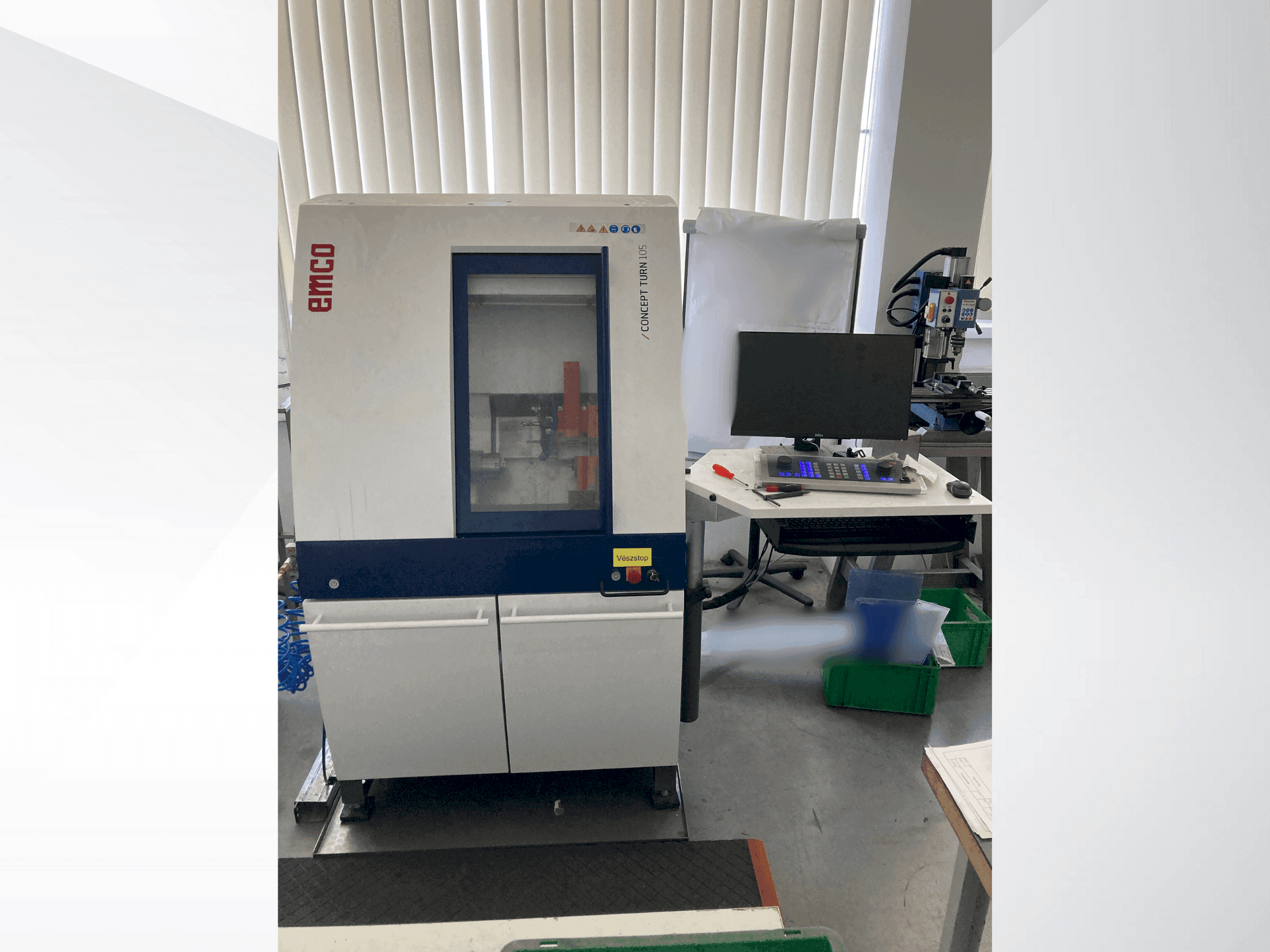 Mašīnas EMCO Concept Turn 105 pretskats