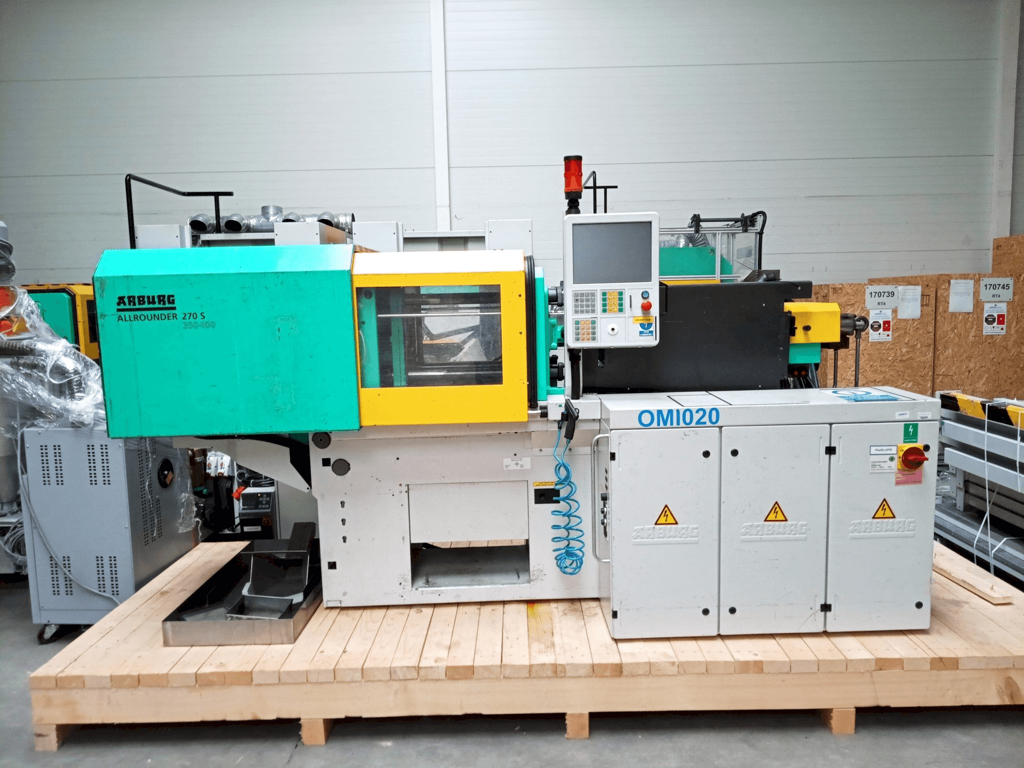 Mašīnas Arburg Allrounder 270S 350-100U pretskats