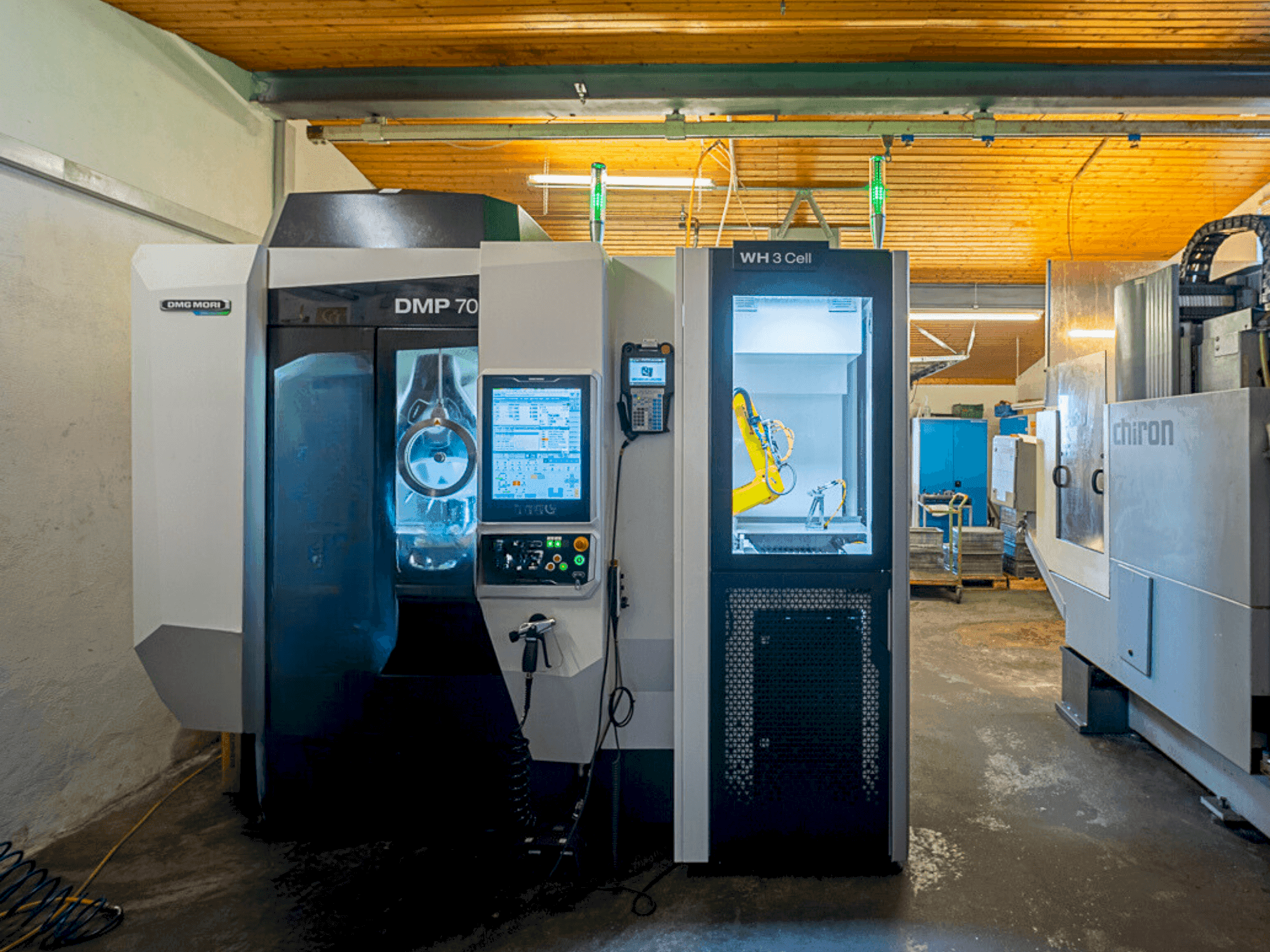 Mašīnas DMG MORI DMP 70 with WH3 pretskats